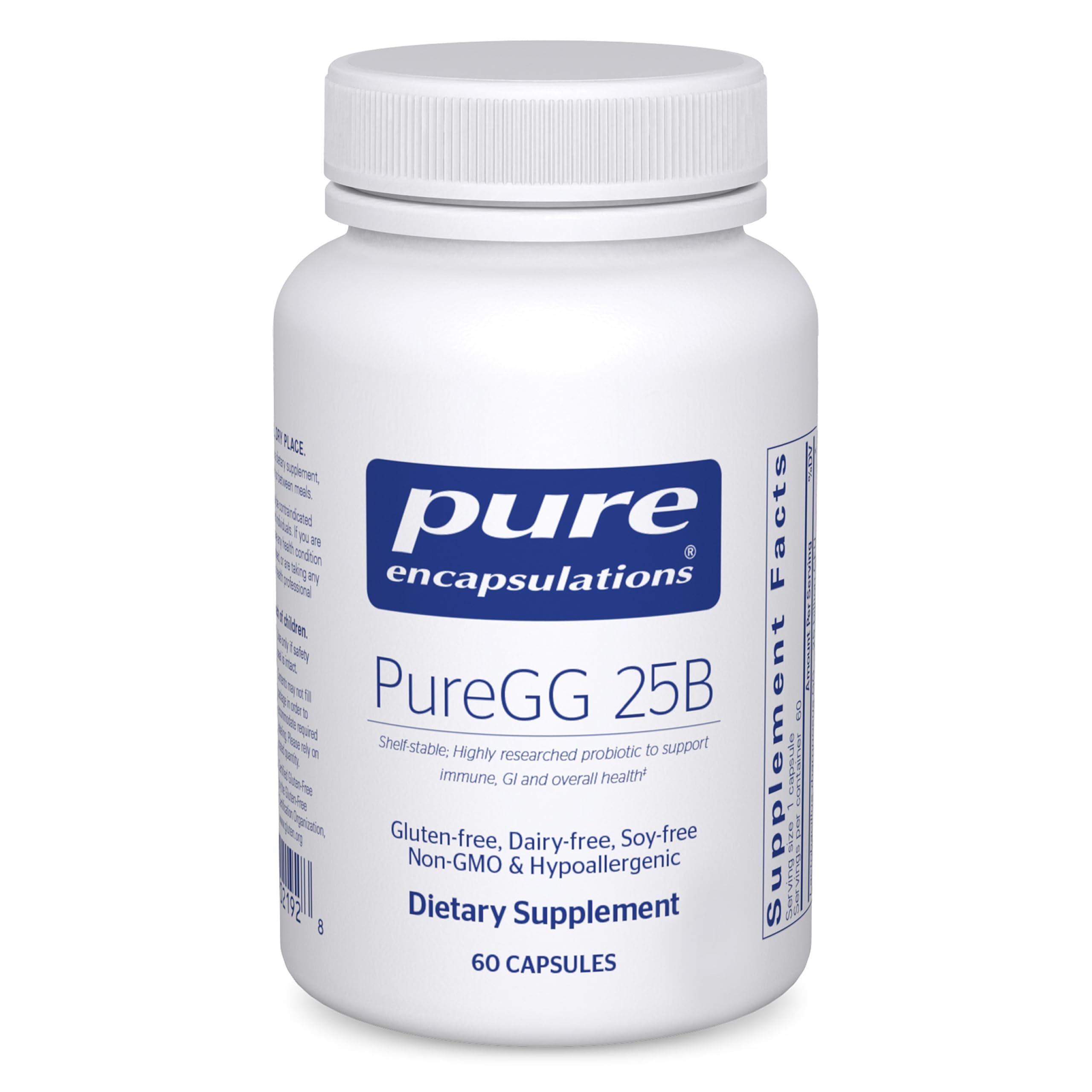 Pure Encapsulations - PureGG 25B - Promotes GI and Immune Health Across All Ages - 60 Capsules