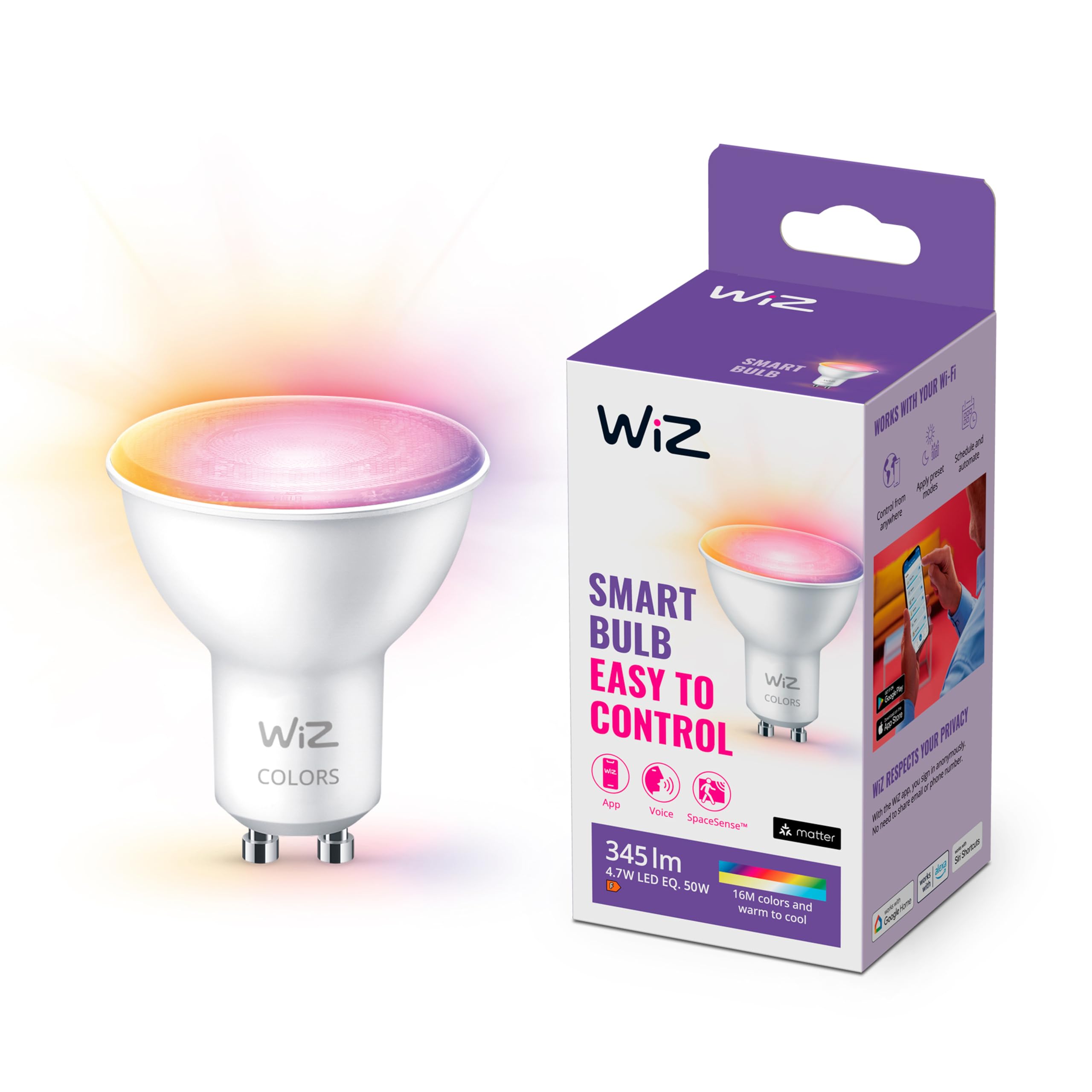 Philips opbouwspot MyLiving Pongee LED Wit 4 x 5.5W