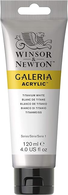 Winsor & Newton 120ml Galeria Acrylic Paint - Titanium White
