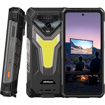 Ulefone Armor 34 Pro Outdoor Mobile Phone 25500mAh Projector 512GB Pulse Black