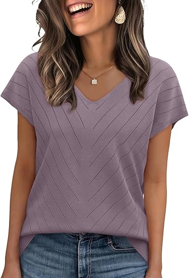Short Sleeve Sweaters for Women