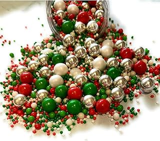 Cake N Bake Christmas Themed Edible Sprinkles (35g, Christmas Themed)