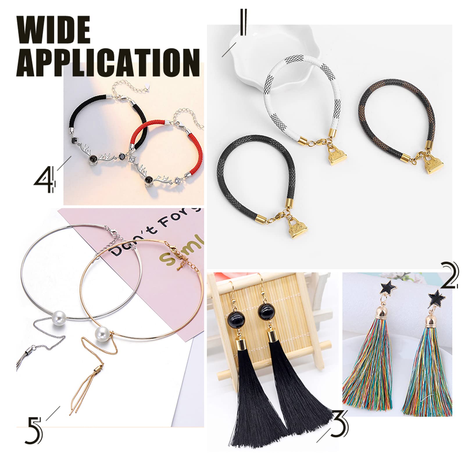 UNICRAFTALE Environ 24 Pièces 4 Tailles 3/4/5/6mm Dia Intérieur Colonne