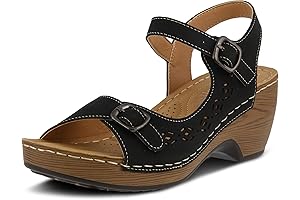 Step Into Comfort with Patrizia's Shantay Wedge Sandals