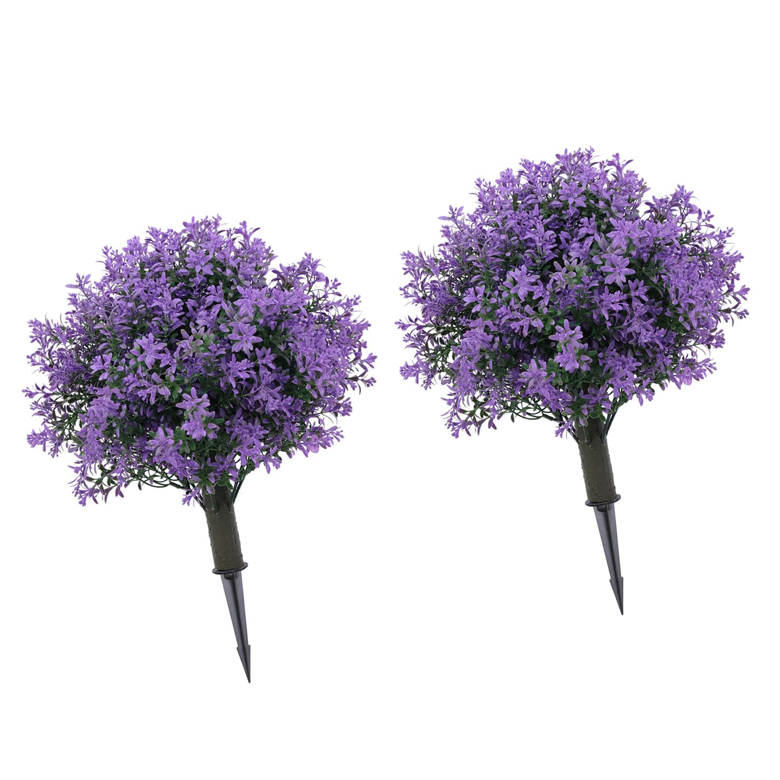 Arbre topiaire artificiel violet contre le manque de temps de taille