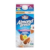 BLUE DIAMOND Unsweetened Vanilla Almondmilk, 0.5 GL