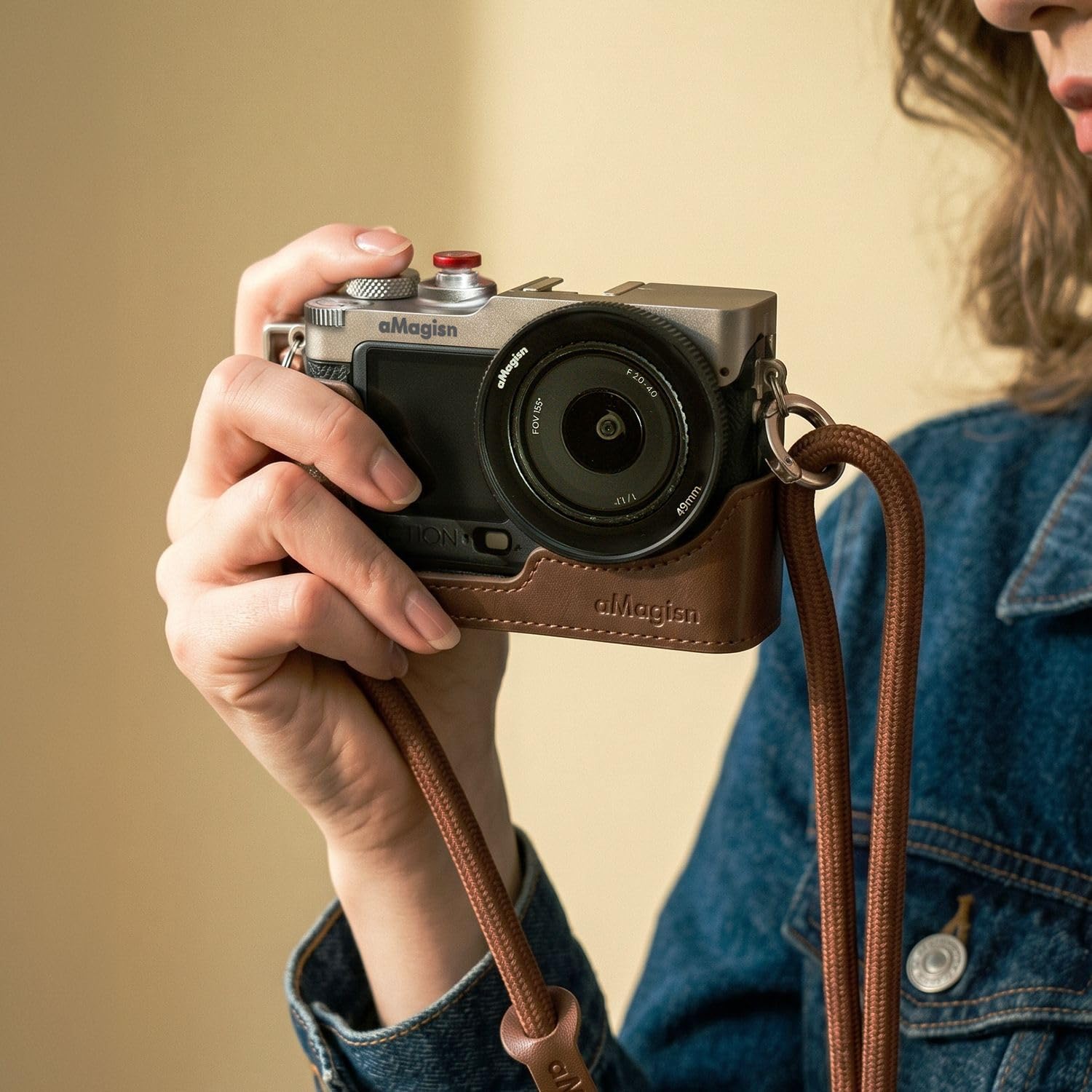 Jaula Estructura para dji Osmo Action 6, Kit de empuñadura Vintage fotografía Urbana Empuñadura cámara Accesorios de protección para dji Osmo Action 6