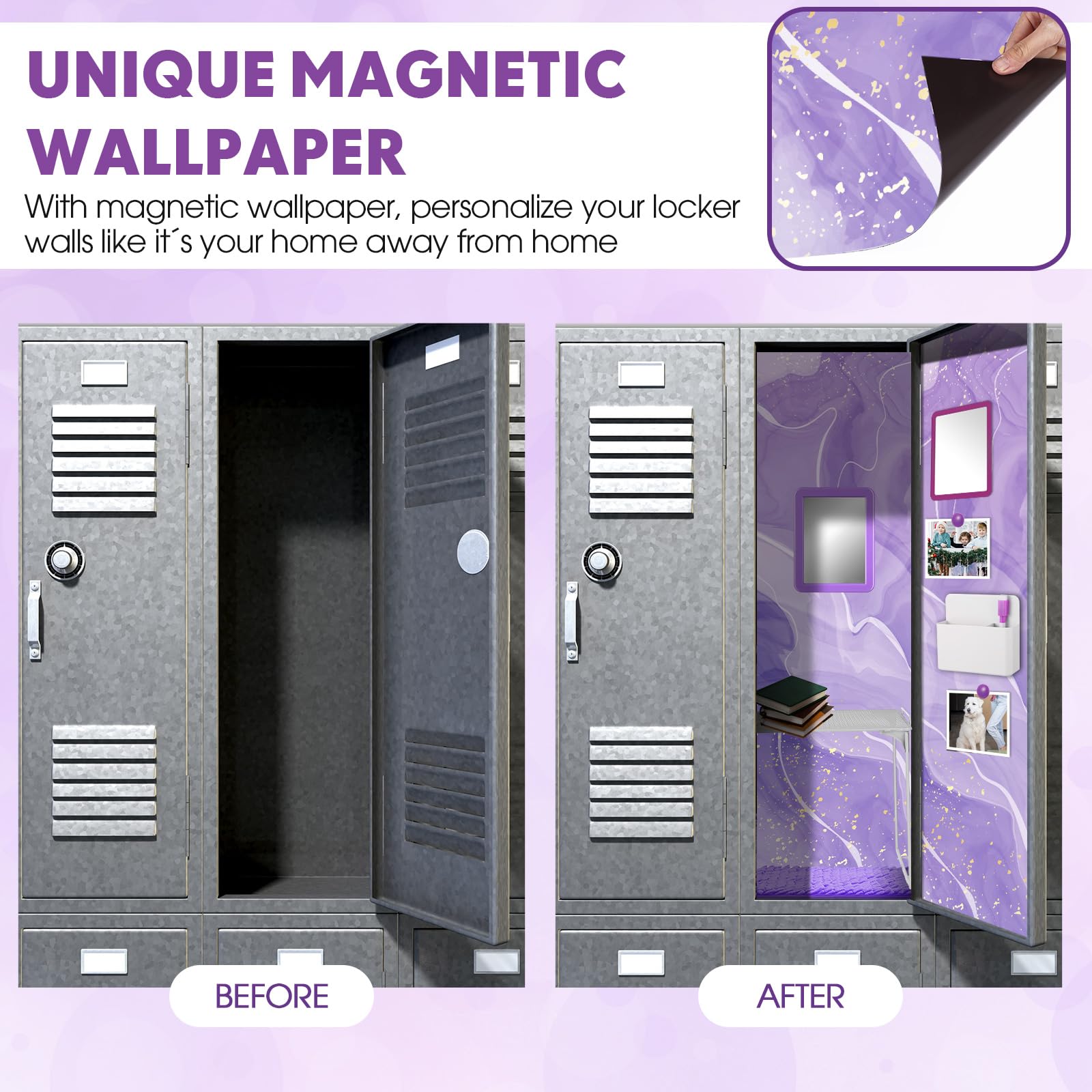 Locker Wallpaper Shelf Cholemy 12-Piece Locker Accessories Set ...