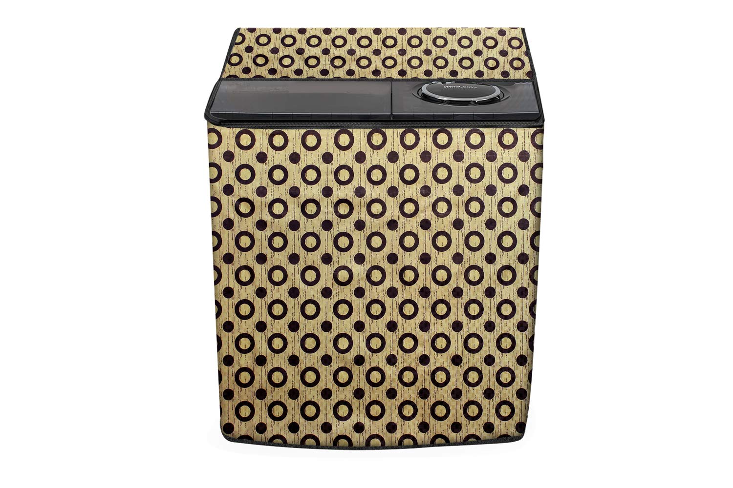 Stylista Washing Machine Cover Compatible for LG 8.5 kg semi Automatic P9560R3FA Color Multi-picture-11
