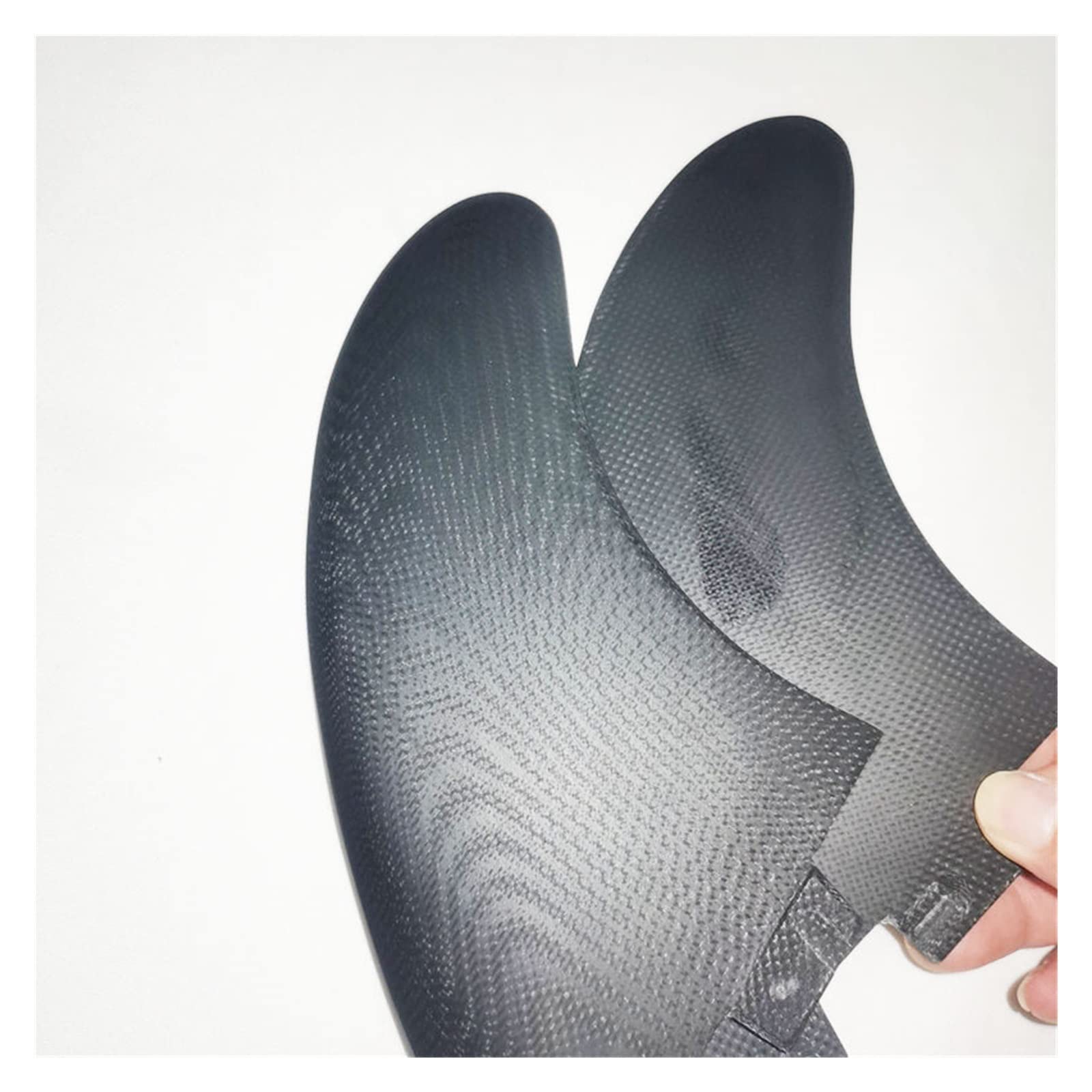 Black Surfboard Fins Fin 2 Piezas Set Performance Glass (PG) Fin para Tablas de Surf