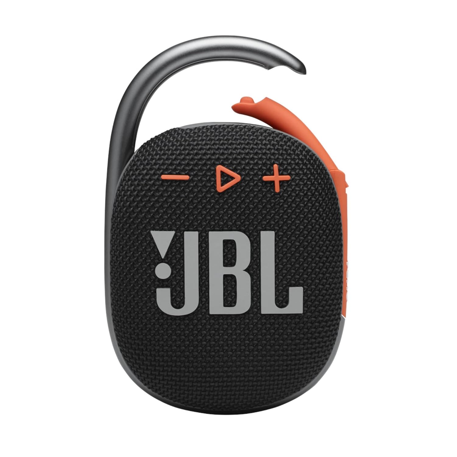 JBL Clip 4, Black/Orange - Portable Bluetooth 5.1 Speaker - Up to 10 Hours of Play - Waterproof & Dust Resistant - Includes Noise & Echo-Canceling...