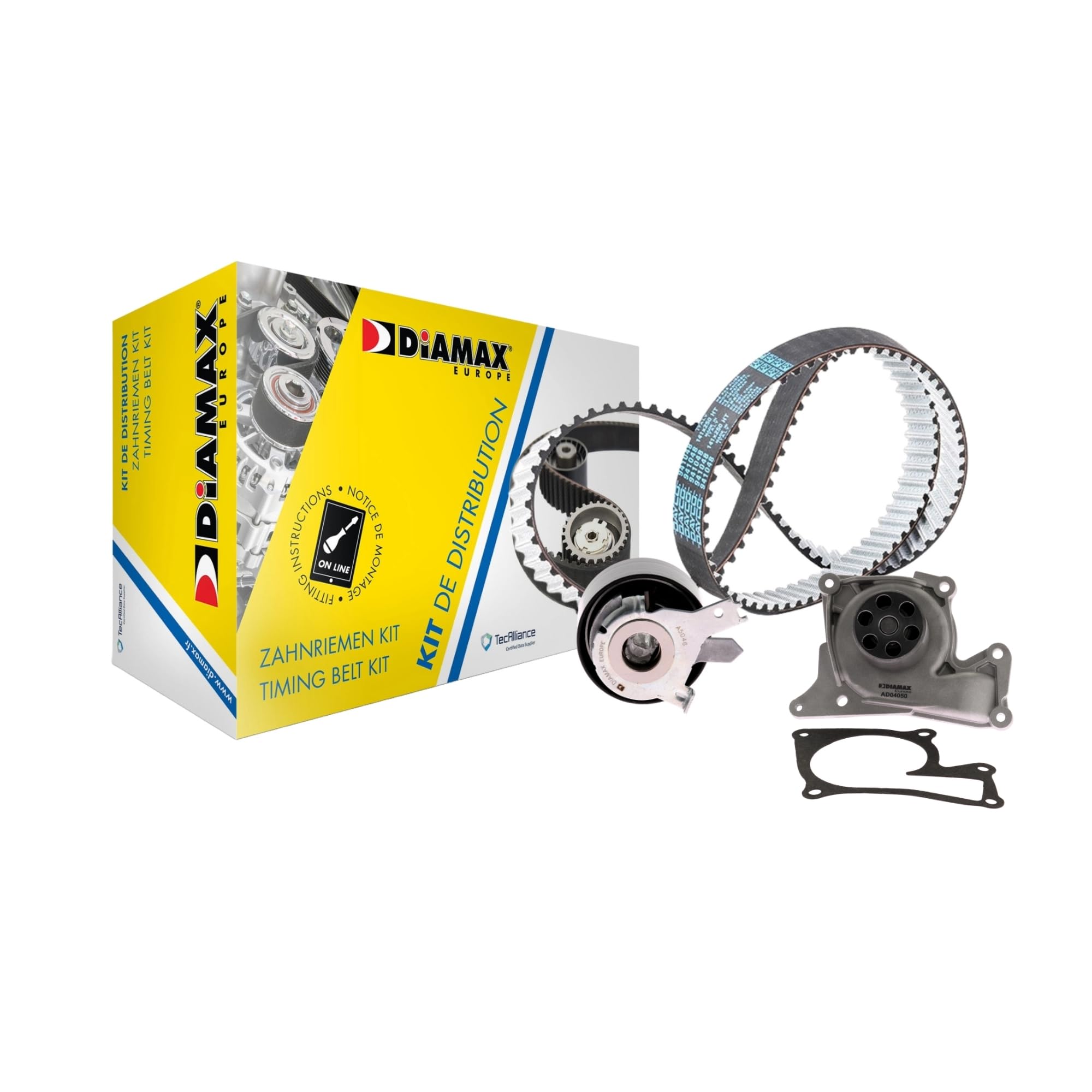 DIAMAX A6028WP kit de courroie de distribution Avec Pompe à eau