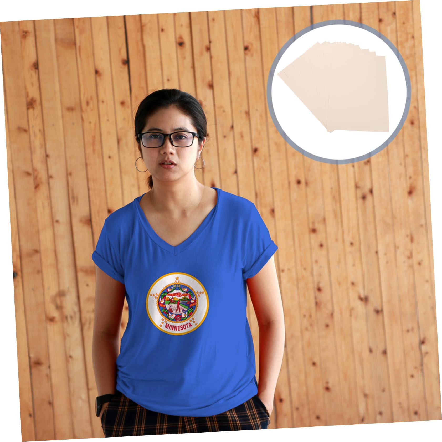 HOMSFOU 100 Blatt Sublimationspapier Aufbügeln Schnelltrocknend Hitzebeständig für Diy T Shirts Kissen Tassen und Textilien Vielseitig Einsetzbar für Designs
