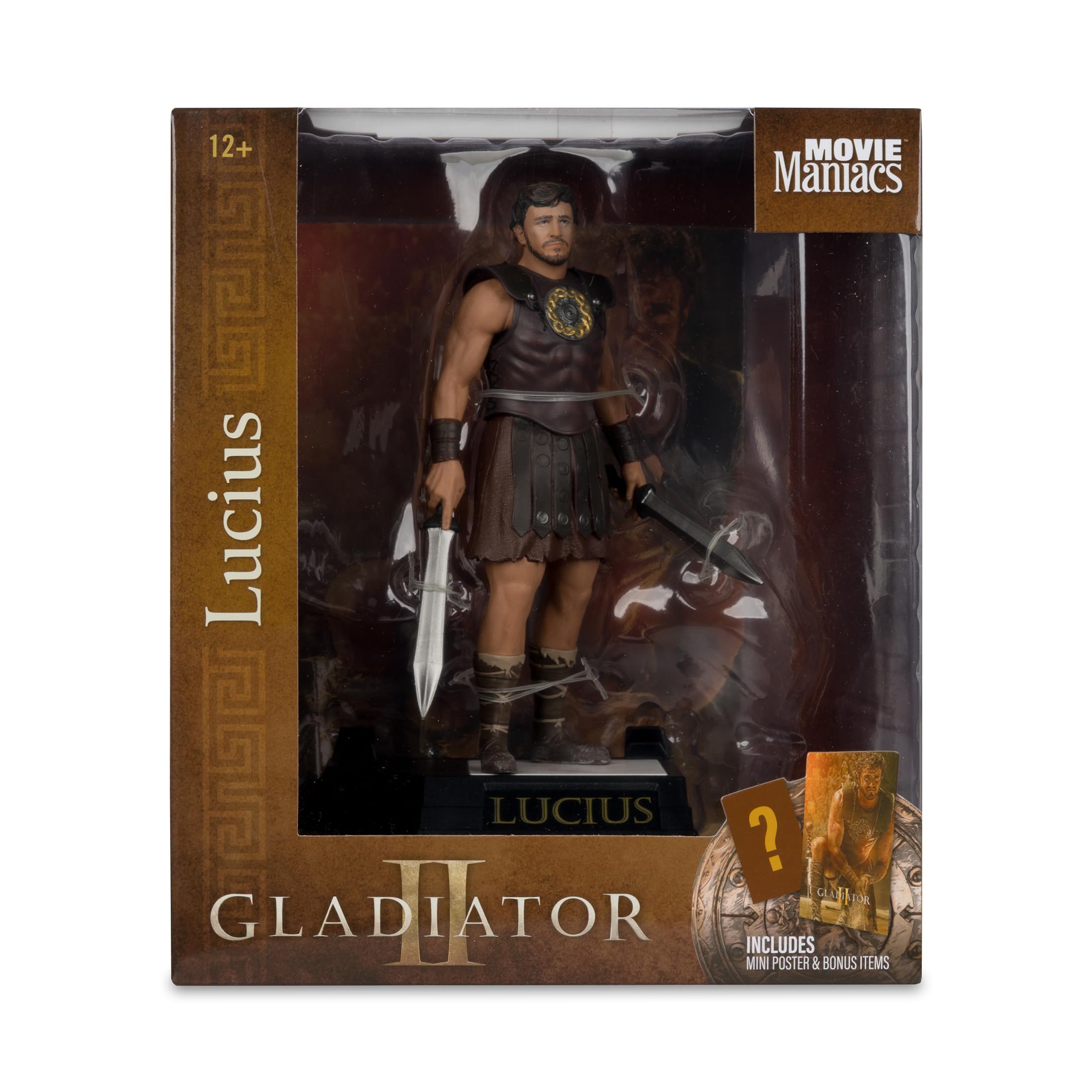 McFarlane Lucius (Gladiador II) Figura de Juguete Posada de 6 Pulgadas