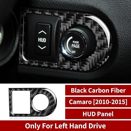 Miniatura 2 de Coche HUD panel adhesivo fibra de carbono accesorios interiores para Chevrolet Camaro 2010 2011 2012 2013 2014 2015