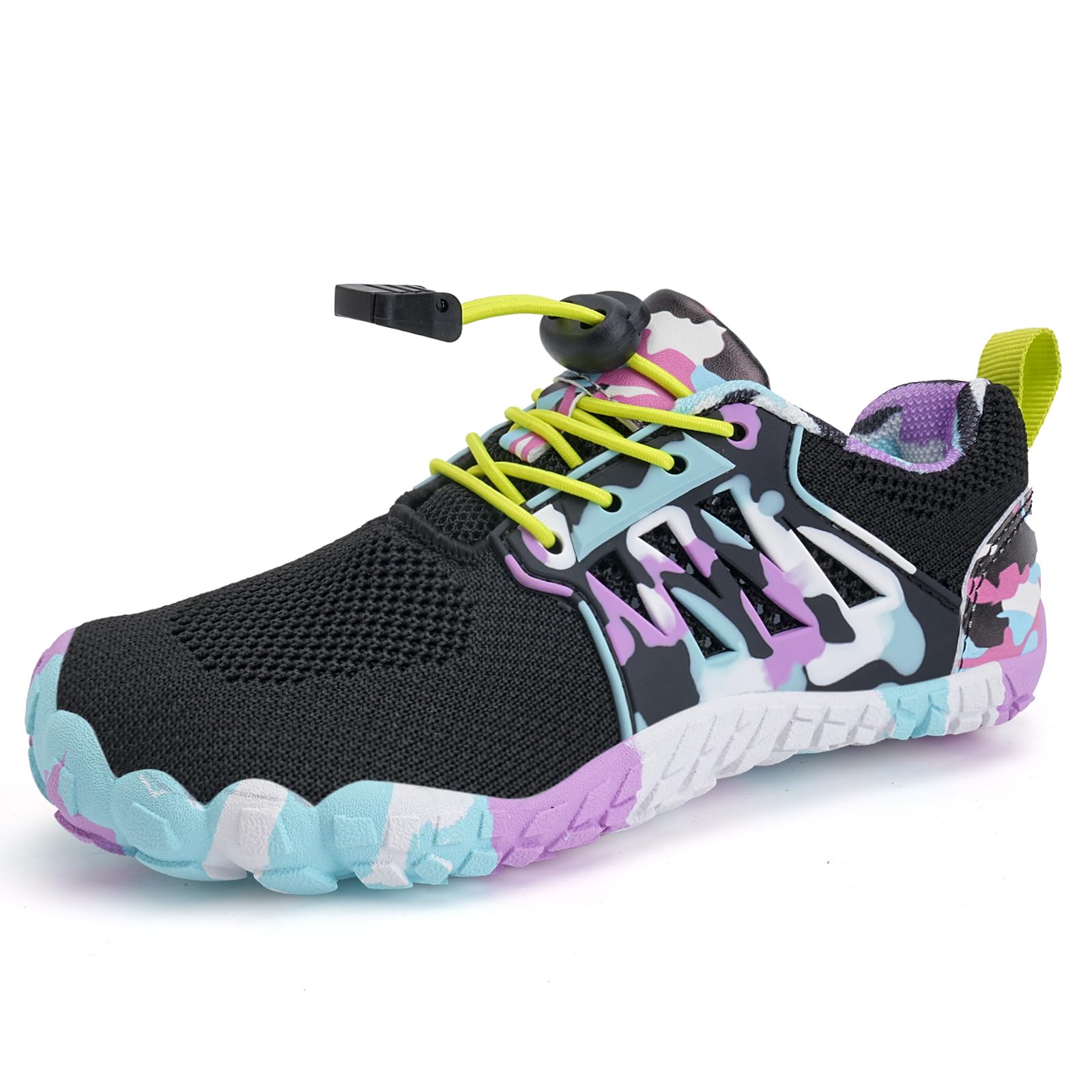 WateLves Barfussschuhe Kinder Jungen Mädchen Barfußschuhe Wasserschuhe Aqua Badeschuhe für Strand Pool Schnell Trocknen Wassersport Rrutschfester gr 25-36