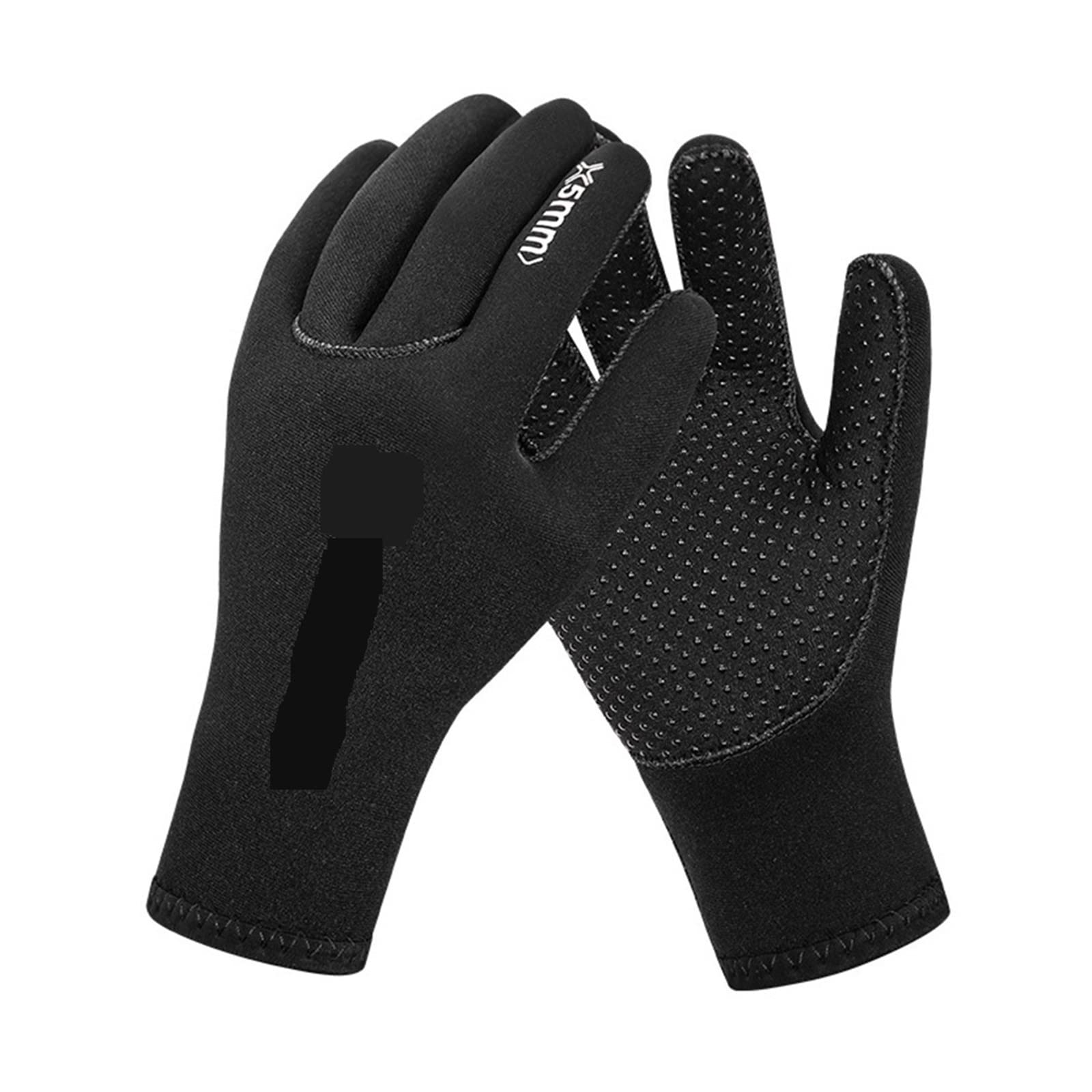 3mm/5mm neoprenowe rękawice do nurkowania utrzymuj ciepło z rurką wiosłowanie Surfing kajakarstwo łowiectwo podwodne narciarstwo sporty wodne CiepłE I Wygodne(5MM Diving Gloves 02,L)