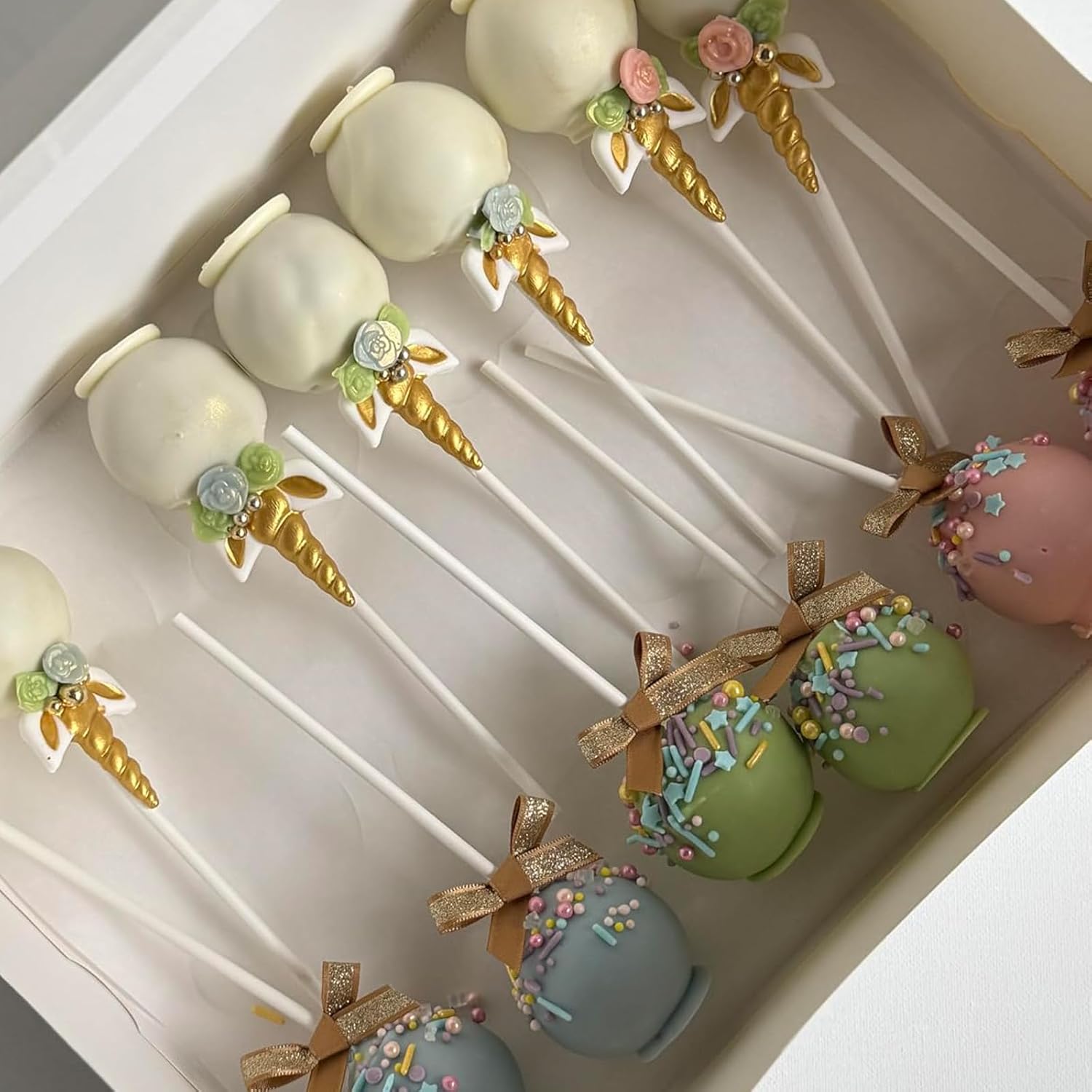 JEUIHAU 2000 PCS 6 Inches Lollypop Sticks,Paper Treat Stick, White Lollypop Sticks, Treat Lollipop Sticks for Candy,Cookie, Cake Pops Chocolate