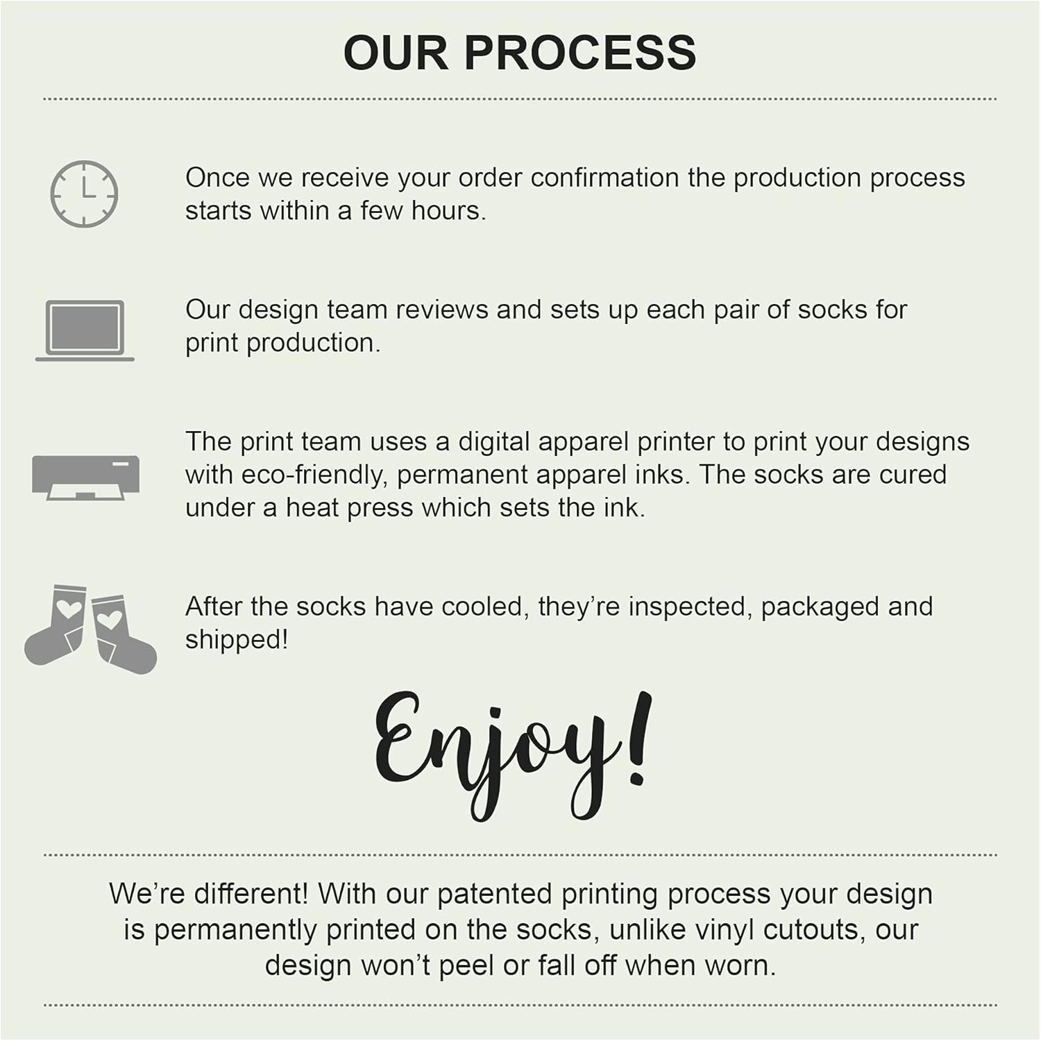 sockprints Custom Dress Socks for Men – Add Your Text or Name, Personalized Writing Design, Printed Dress Socks - Image 6