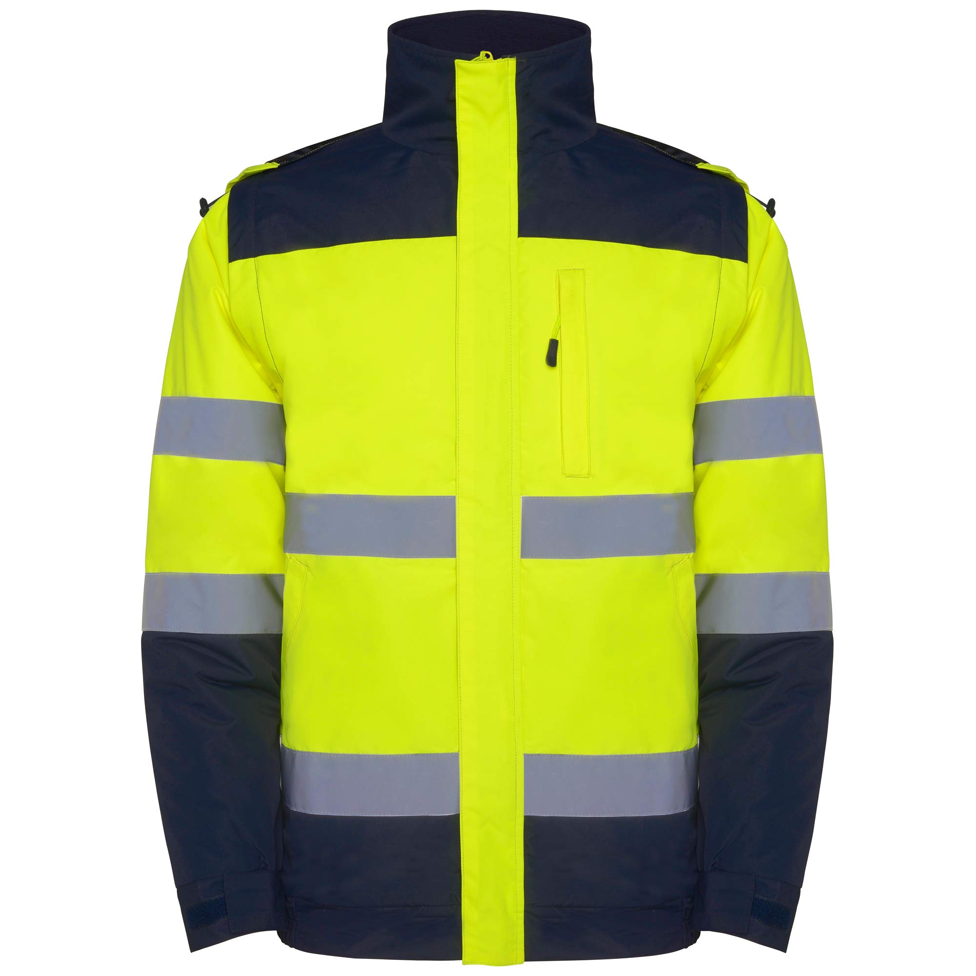 Roly Parka Epsylon Alta Visibilidad | Chaqueta Impermeable de Trabajo (Amarillo, M)