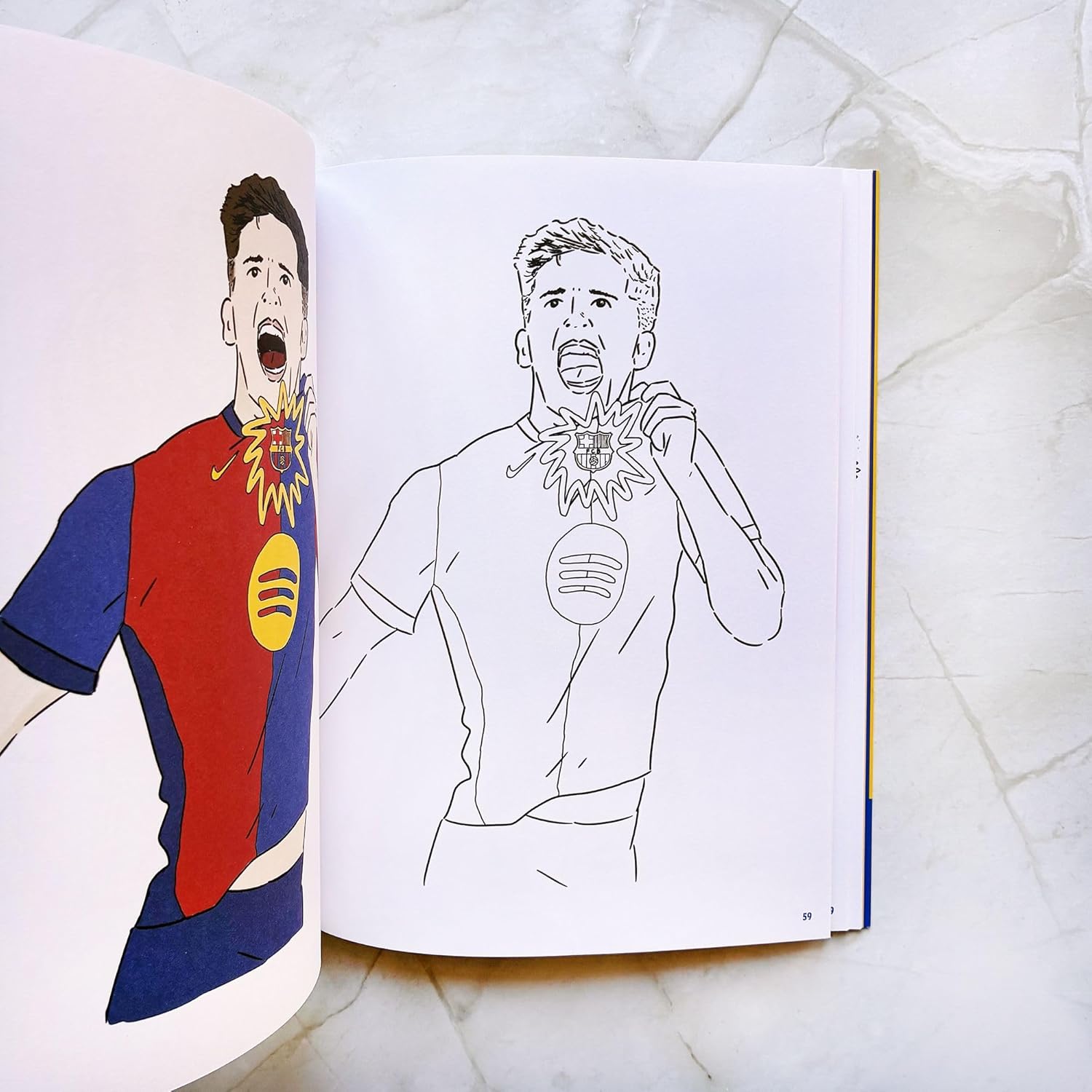Barçart: ¡Colorea a tus ídolos!      Paperback – September 10, 2025