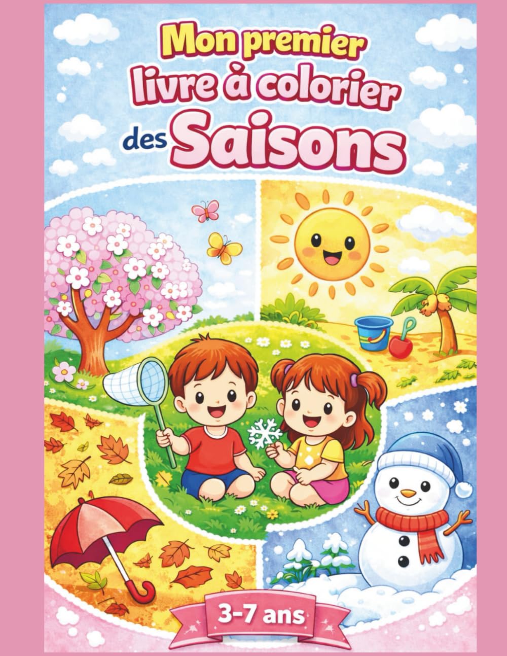 Mon premier livre à colorier des saisons