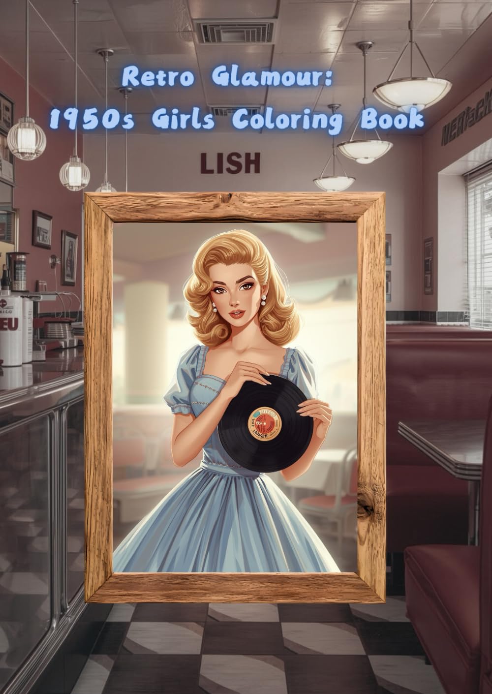 Retro Glamour: 1950’s Girls Coloring Book (coloring series)