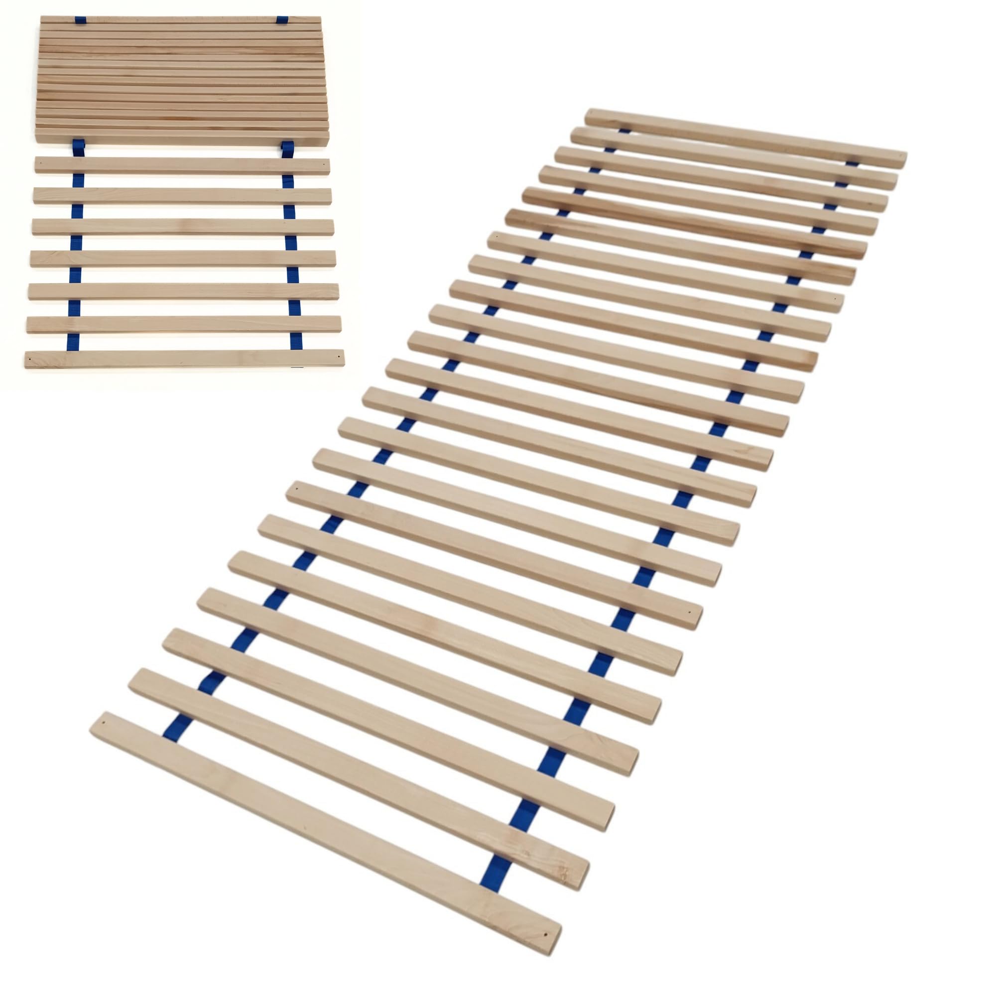 INNOVAHOME Premium Rollrost 140x200 - Zweiteiliger Buchenholz Lattenrost