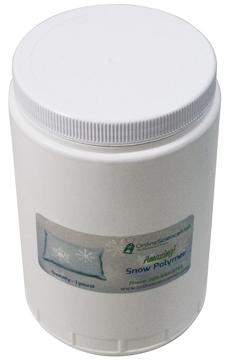 1 Pound of Instant Snow Polymer - Makes 12 Gallons of Amazing Artificial Snow