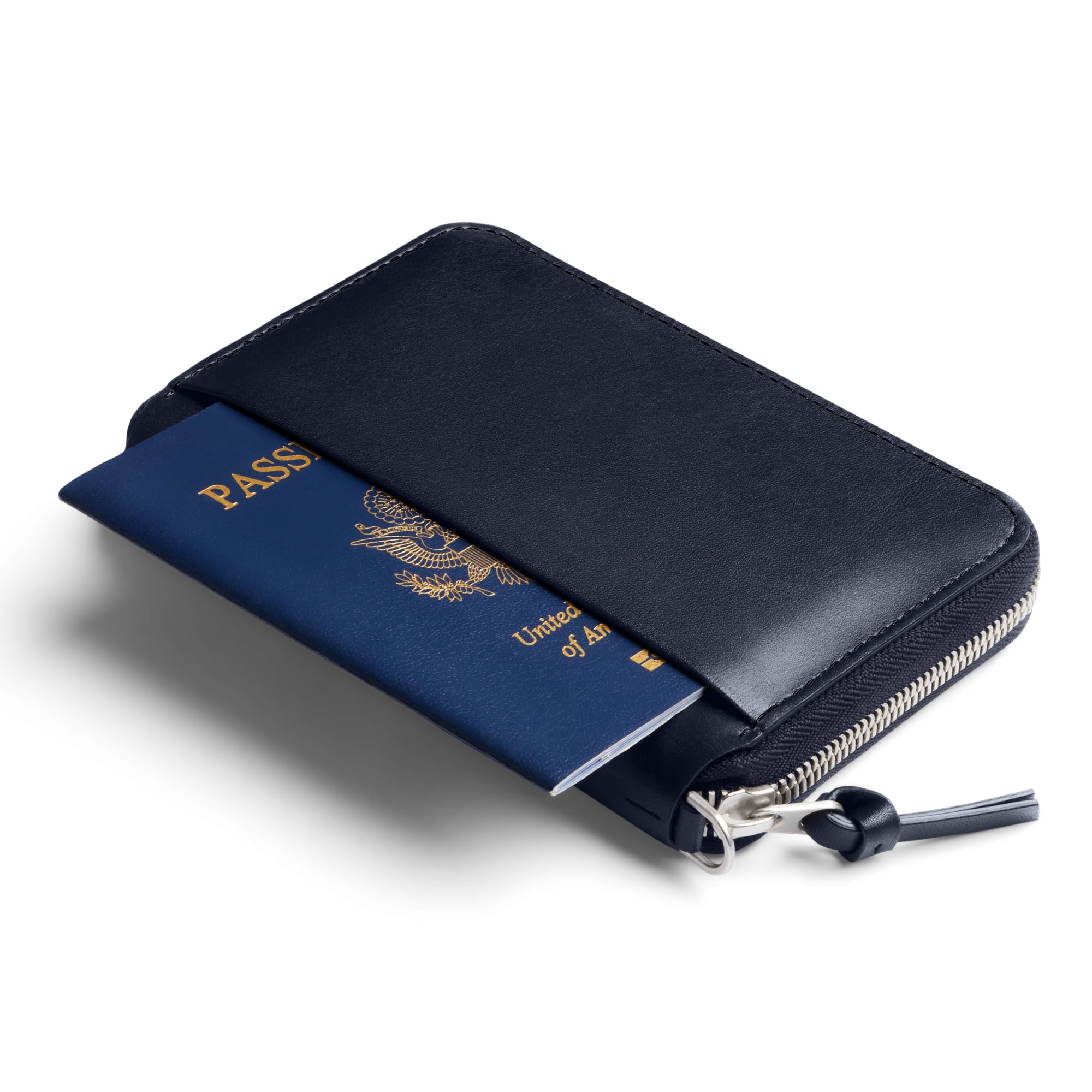 Bellroy Folio Wallet, Clutch Compacto de Piel - Navy