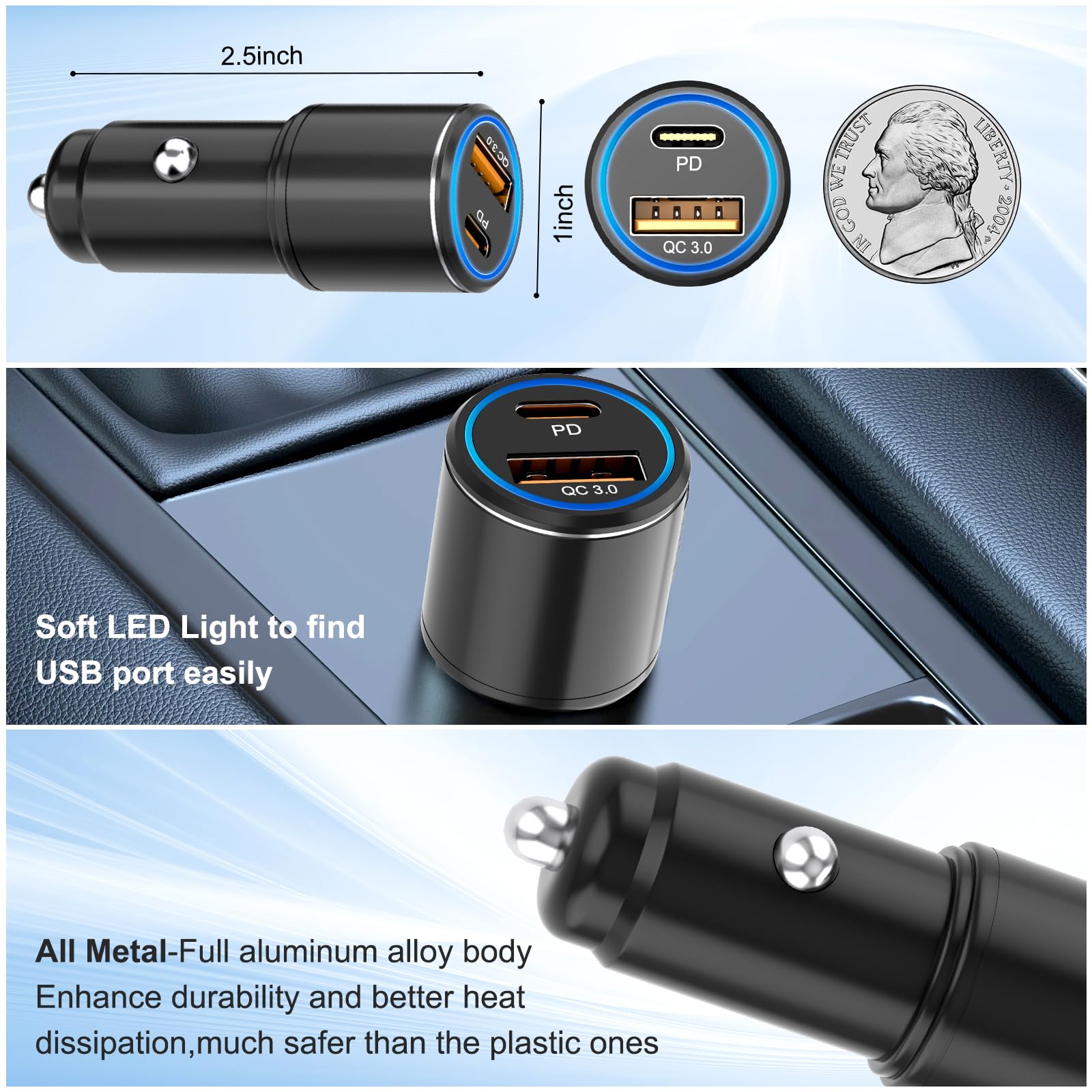 Samsung Super Fast Charger Type C Kit,25W PD USB C Wall/Car Charger for Samsung Galaxy S22/S21/S20/Plus/Ultra/FE/Note 20/10/A71,2020/2018 iPad Pro/Air,with 2X USB C-to-C Cable(5ft)