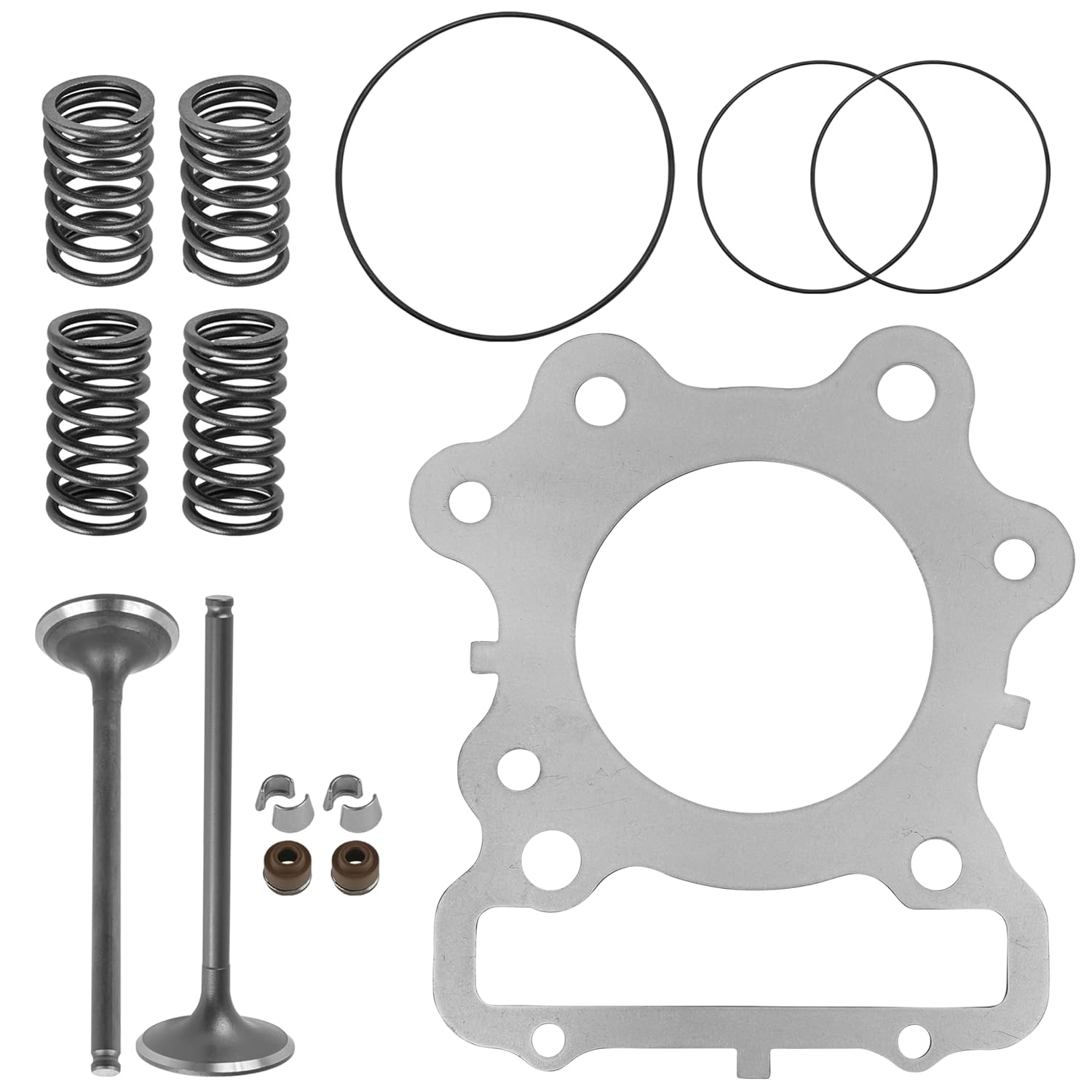 Caltric Cylinder Head Valve Gasket Kit Compatible with Honda TRX300 FourTrax 300 2X4 1988-2000