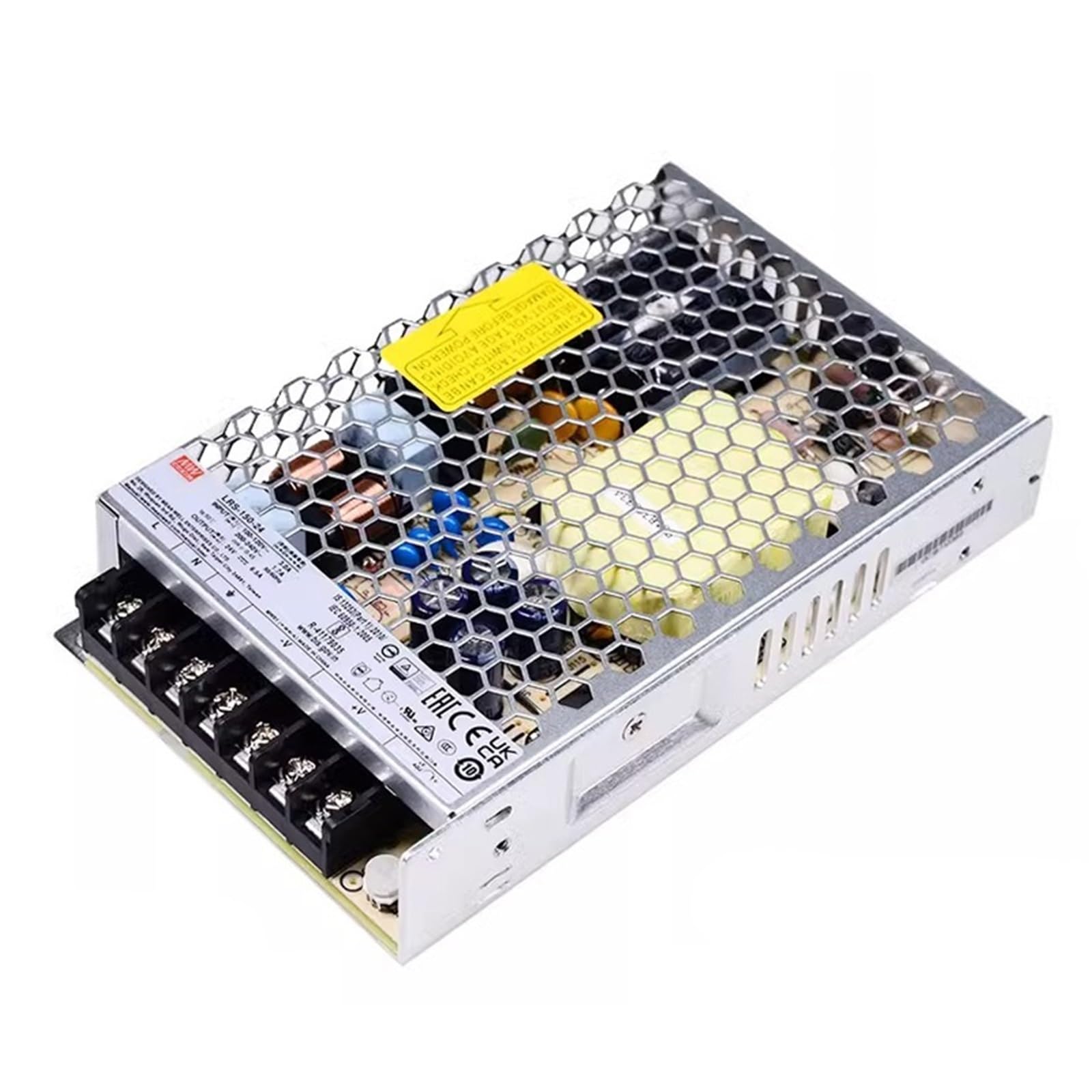 Fuente de alimentación LRS-150W, transformador de tira LED de 12 voltios, 5 V, 24 V, 36 V, 48 V, 150 vatios, fuente de alimentación conmutada de salida única(LRS-150-15V)
