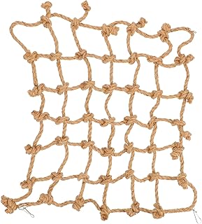 Bird Toys Parrot Climbing Net Pet Rope Ladder Hammock Swing Toy for Hamster Cockatoo Parakeet Bird Conure Lovebird Canary Budgie Macaw African Grey Cockatoo M Hamster Toys
