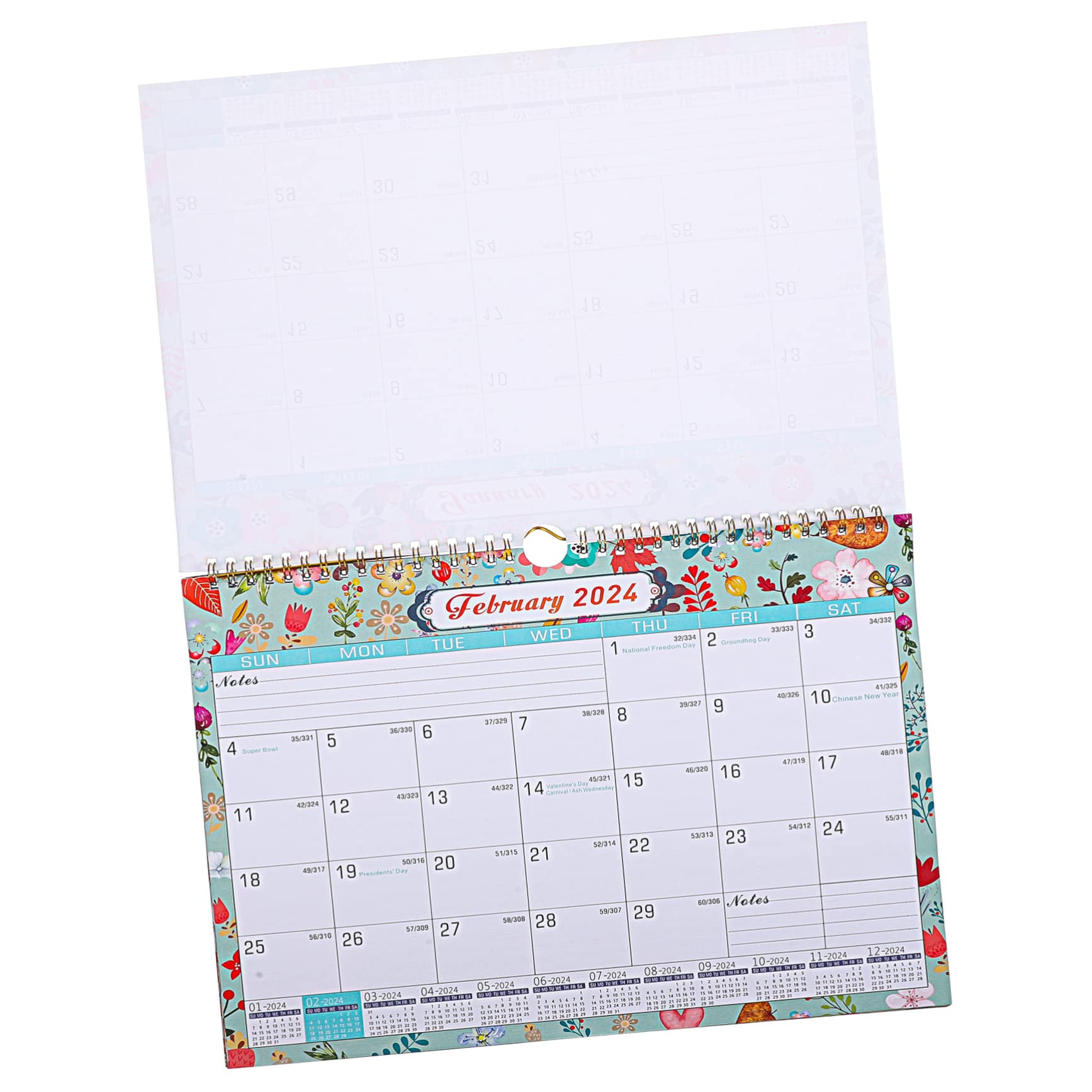 SEWACC 5stücke Wandkalender Monatskalender Für Termine Hängender Kalender Mit Druck Praktischer Planer Für Büro Und Zuhause Monatsübersicht Platzsparend Und Langlebig