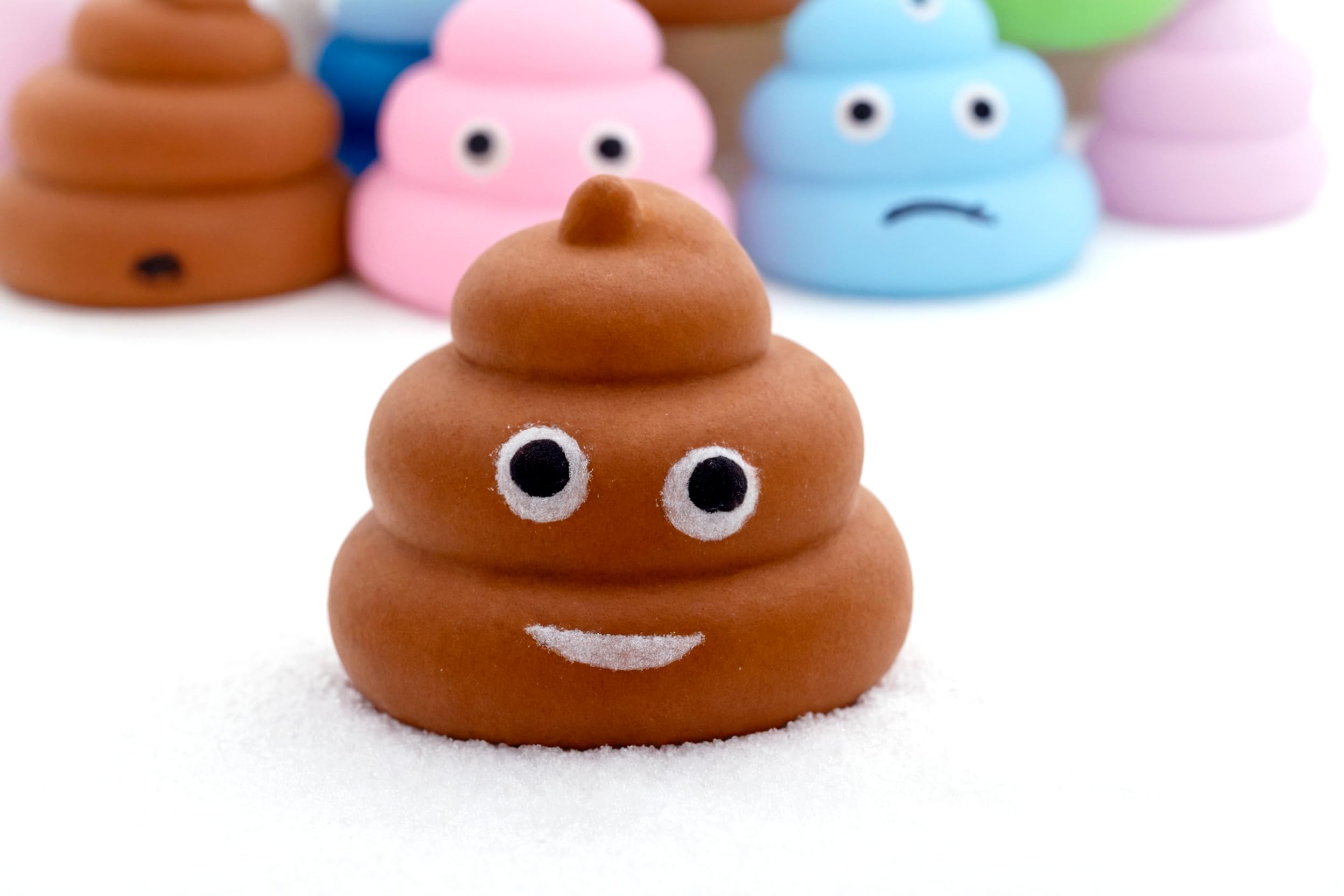 Detalles Cumpleaños Niños Pack De 20 Squishy Caca Emoji Juguetes