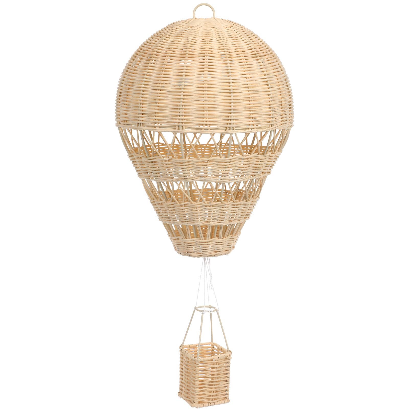 POPETPOP Ornamento Delicato ed Decorazione da Appendere in Rattan Intrecciato per Cameretta per Arredamento Casa e Asilo
