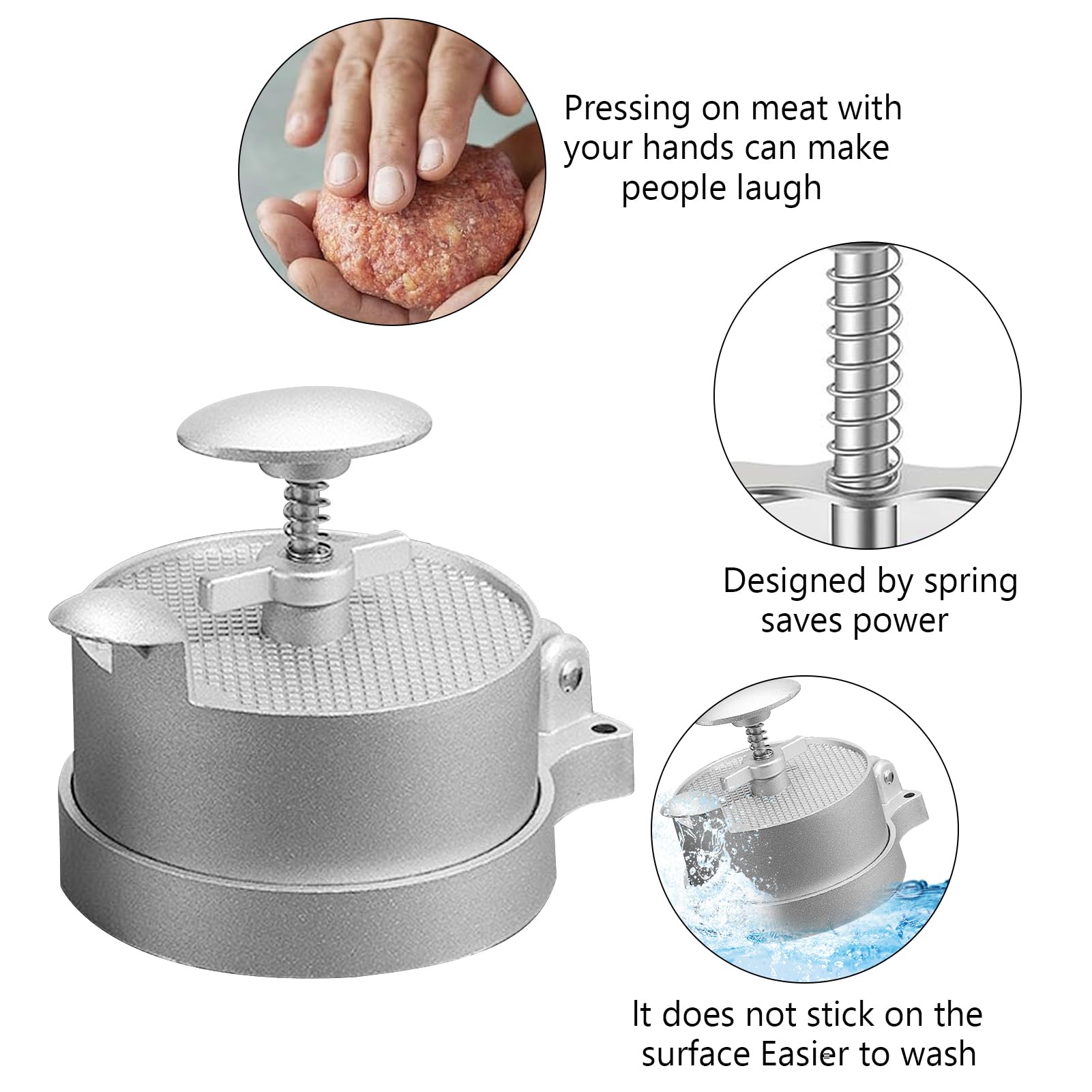 Presse Steaks Hachés Galettes Légumes Barbecue, Ustensile