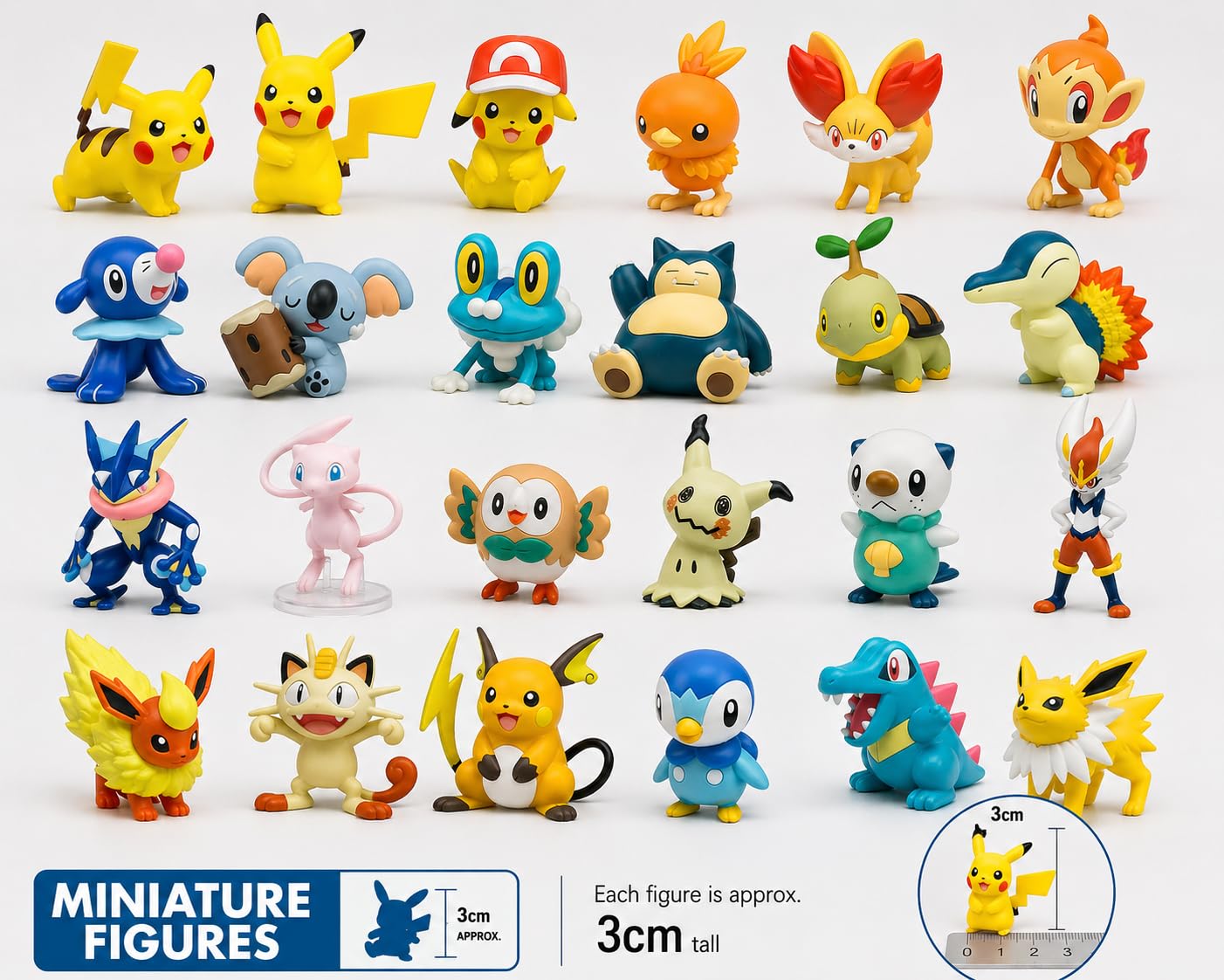 Pokémon Mini Battle Figures 6 Pack – 1 Inch Collectible Toy Set with Random Characters | Anime-Inspired Toys for Kids, Boys & Girls Ages 4+ | Small Action Figures for Play & Collection — Amazon image 4