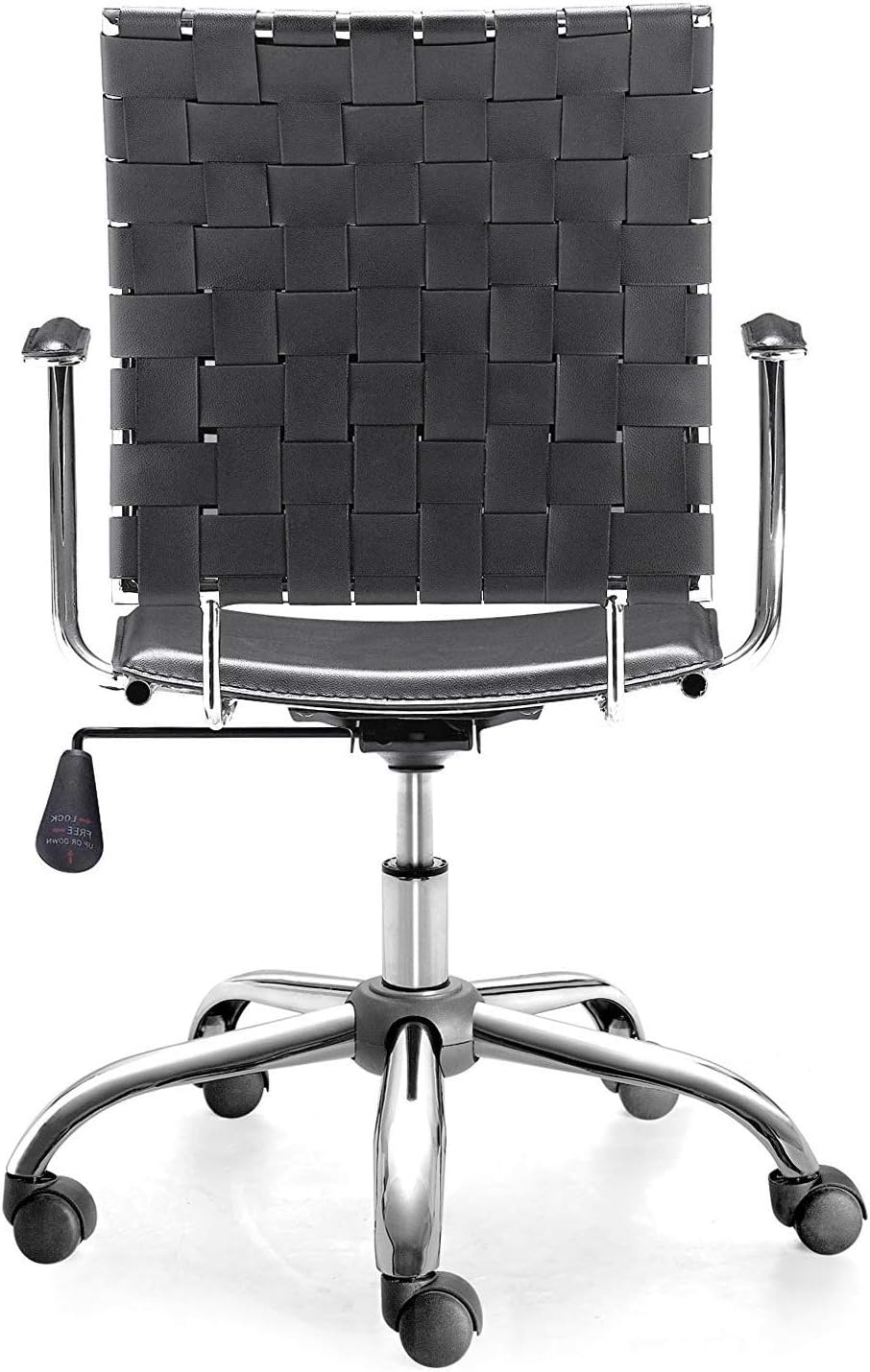 Zuо Mоdеrn Criss Cross Office Chair, Black Office Products