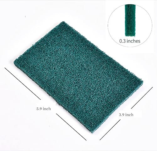 Miniatura 2 de Almohadillas de limpieza resistentes para limpiar platos, esponja, no rayan, verde, reutilizables, para el hogar, para cocina y herramienta de