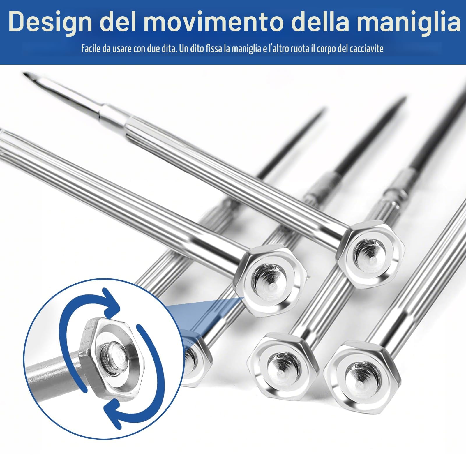 Set di Cacciavite per Occhiali 6 in 1,Set di Cacciaviti Orologiaio, Set Cacciaviti Precisione, Adatto per La Riparazione di Strumenti di Precisione,Come Orologi e Occhiali.