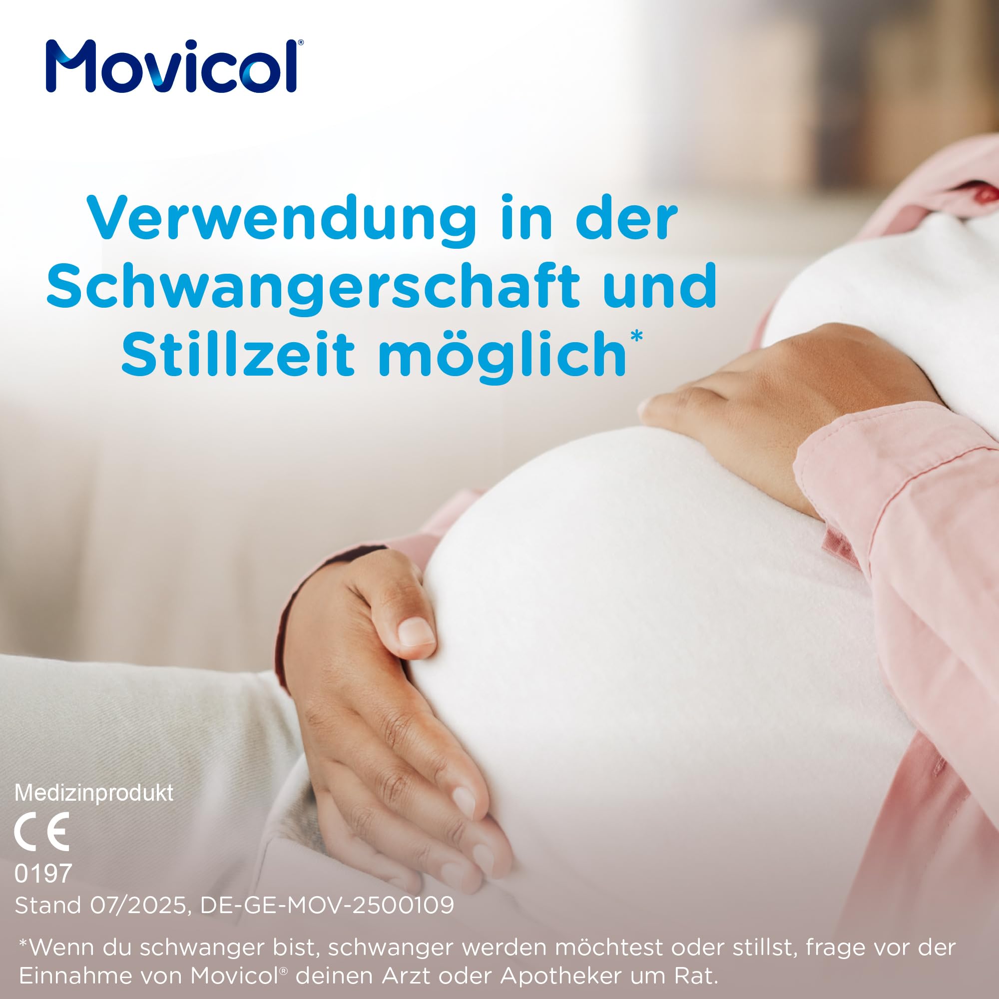 Movicol® Dosierbeutel; Zitrone/Limone, 50 Beutel, gegen Verstopfung bei Erwachsenen & Kindern ab 12 Jahren, Abführmittel, hydratisiert, weicht den Stuhl auf & regt so die natürliche Darmbewegung an