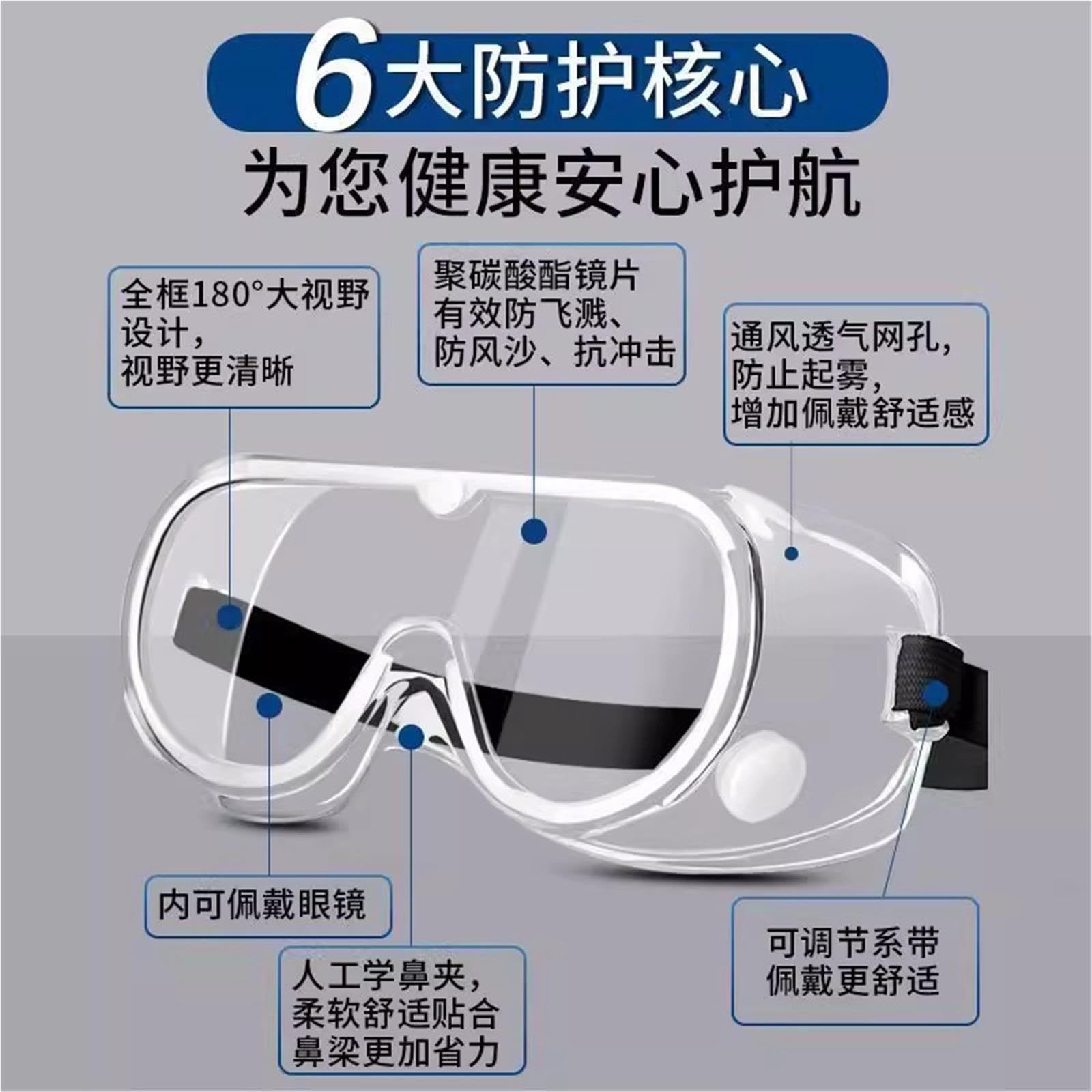 10 Stück Schutzbrille Für Augen