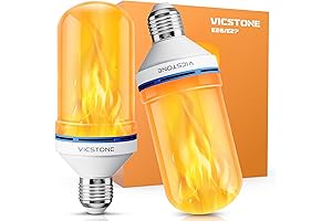 A19 Flickering Flame Light Bulbs