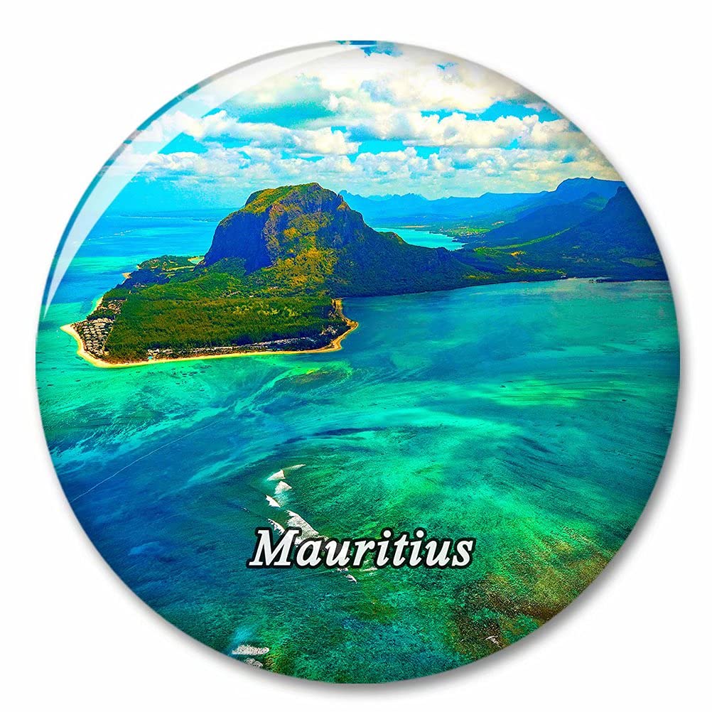 Desert Eagle Bxtkpq-Mauritius-3866 Mauritius Fridge Magnet Decorative Magnet Bottle Opener Tourist City Travel Souvenir Collection Gift Strong Refrigerator Sticker