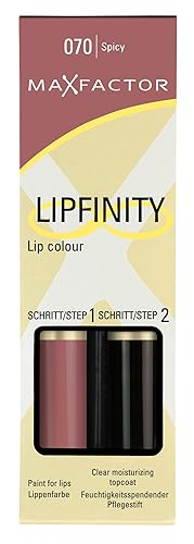 Lapiz labial Max Factor Lipfinity dos pasos