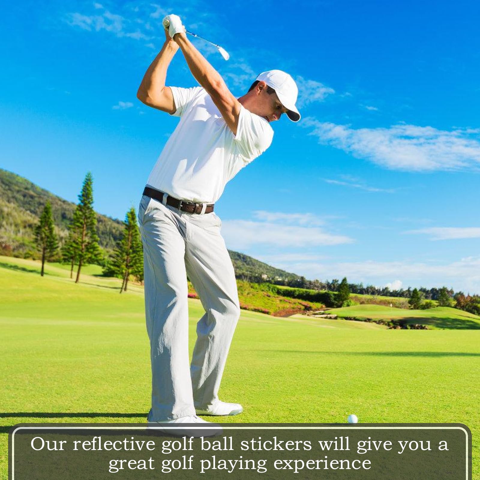 Adesivi riflettenti per palline da golf, accessori per simulatori, tracciamento lancio, analisi swing