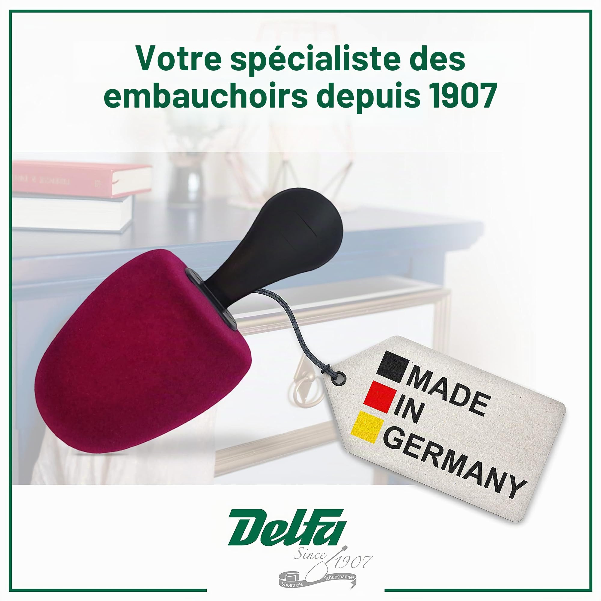 DELFA Samty Embauchoir pour chaussures de ballerines et sandales, en mousse, pour femme, taille 35-38