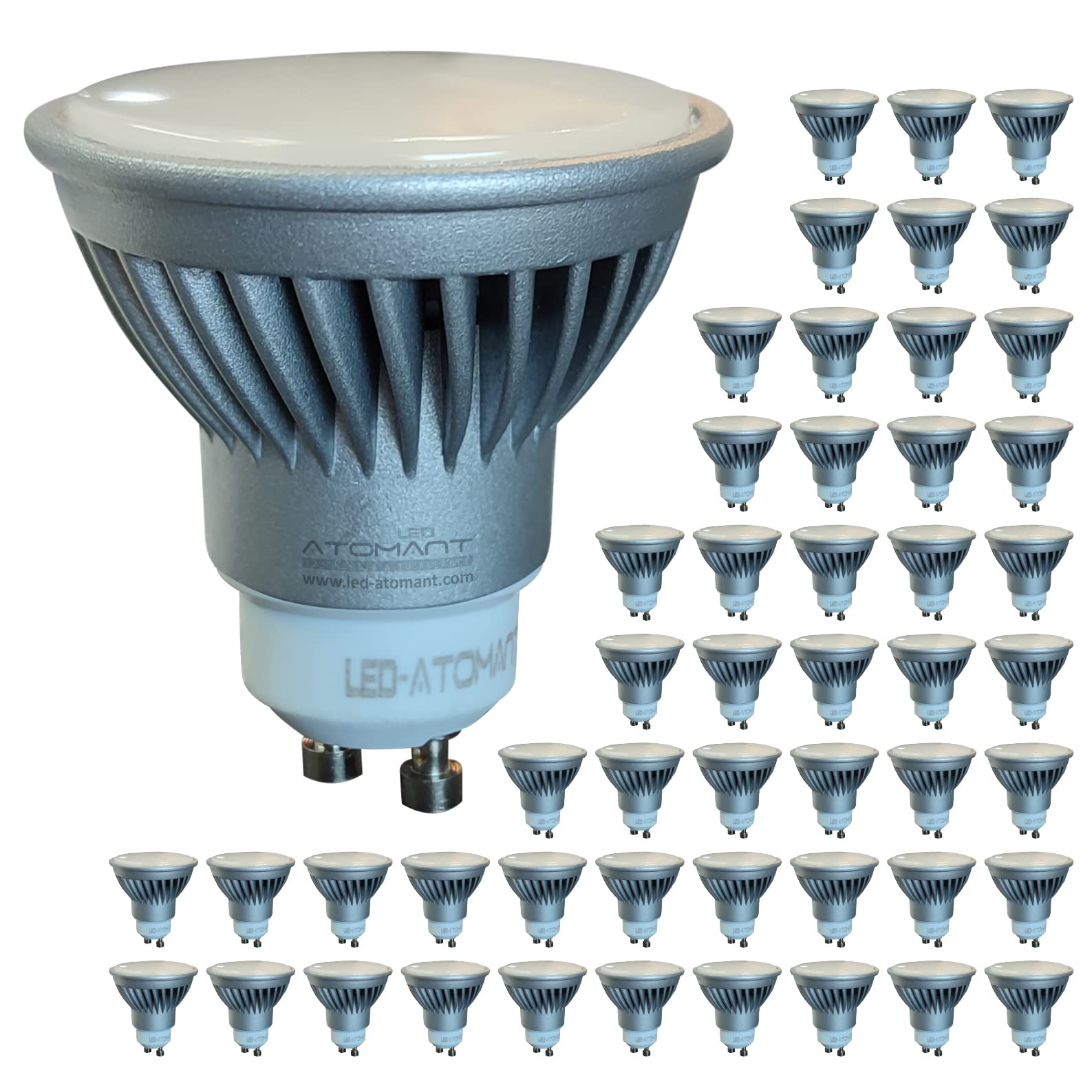 LED ATOMANT 50x Bombilla LED GU10 7W Regulable Color Luz Fria 680lm